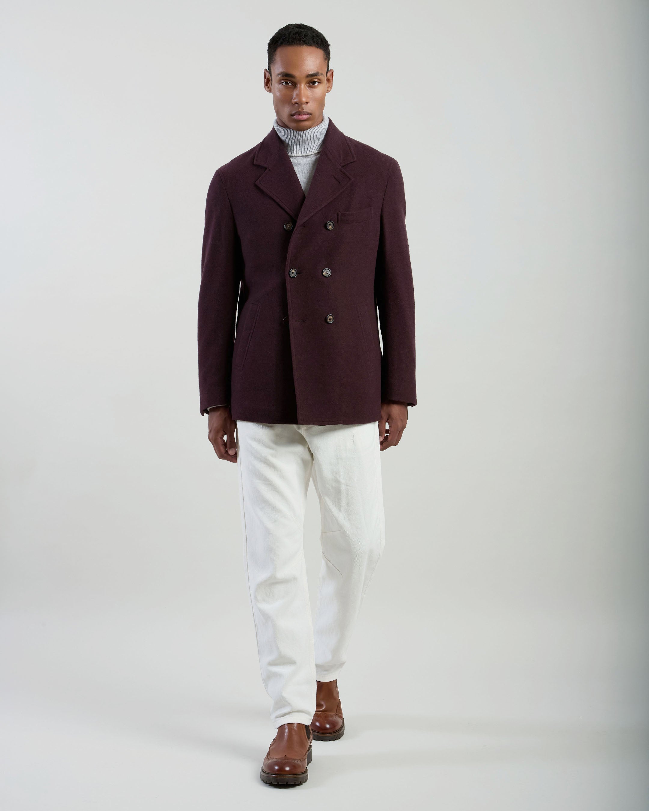 14-MICRON WOOL PEACOAT