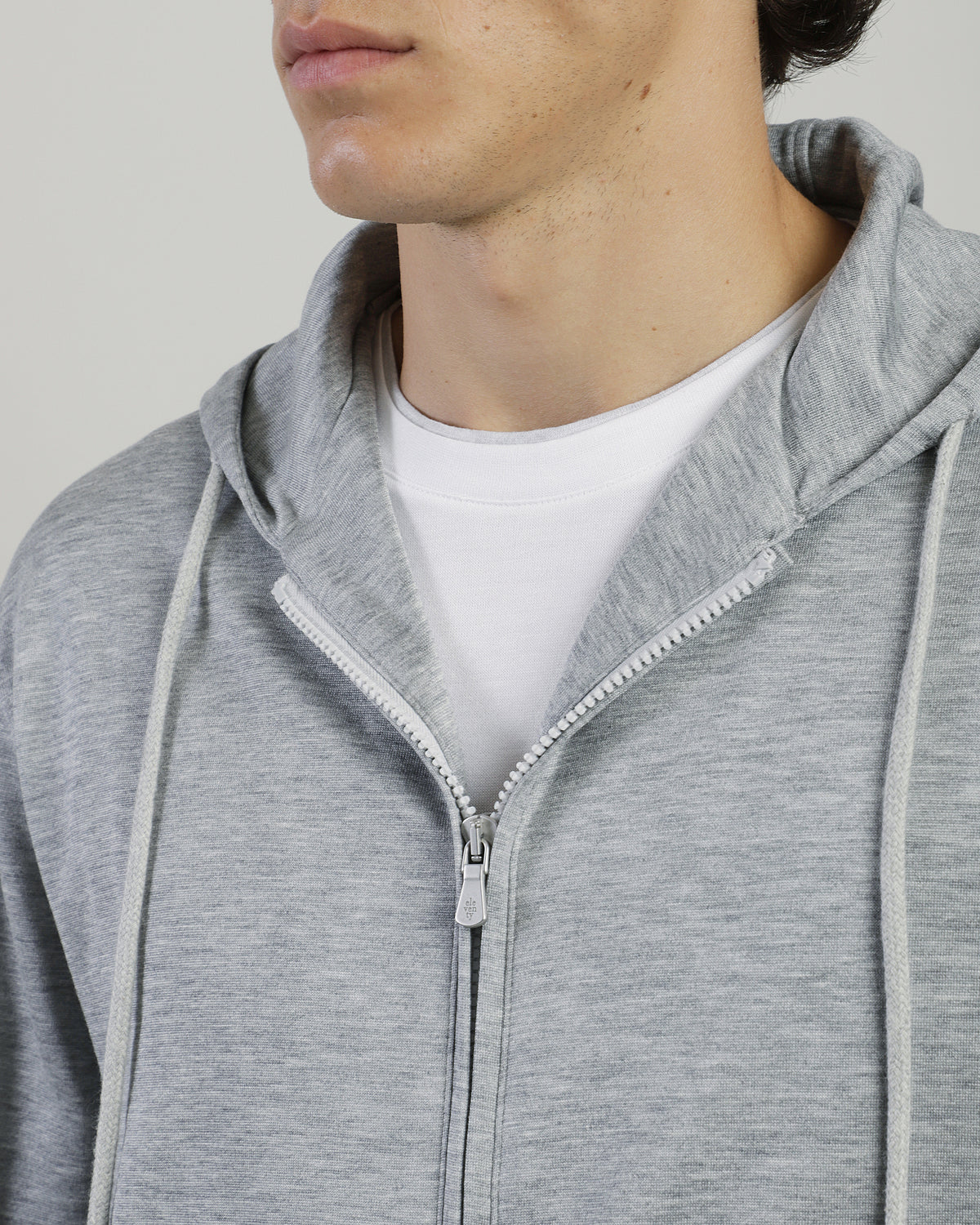 FELPA FULL ZIP SETA COTONE - 3
