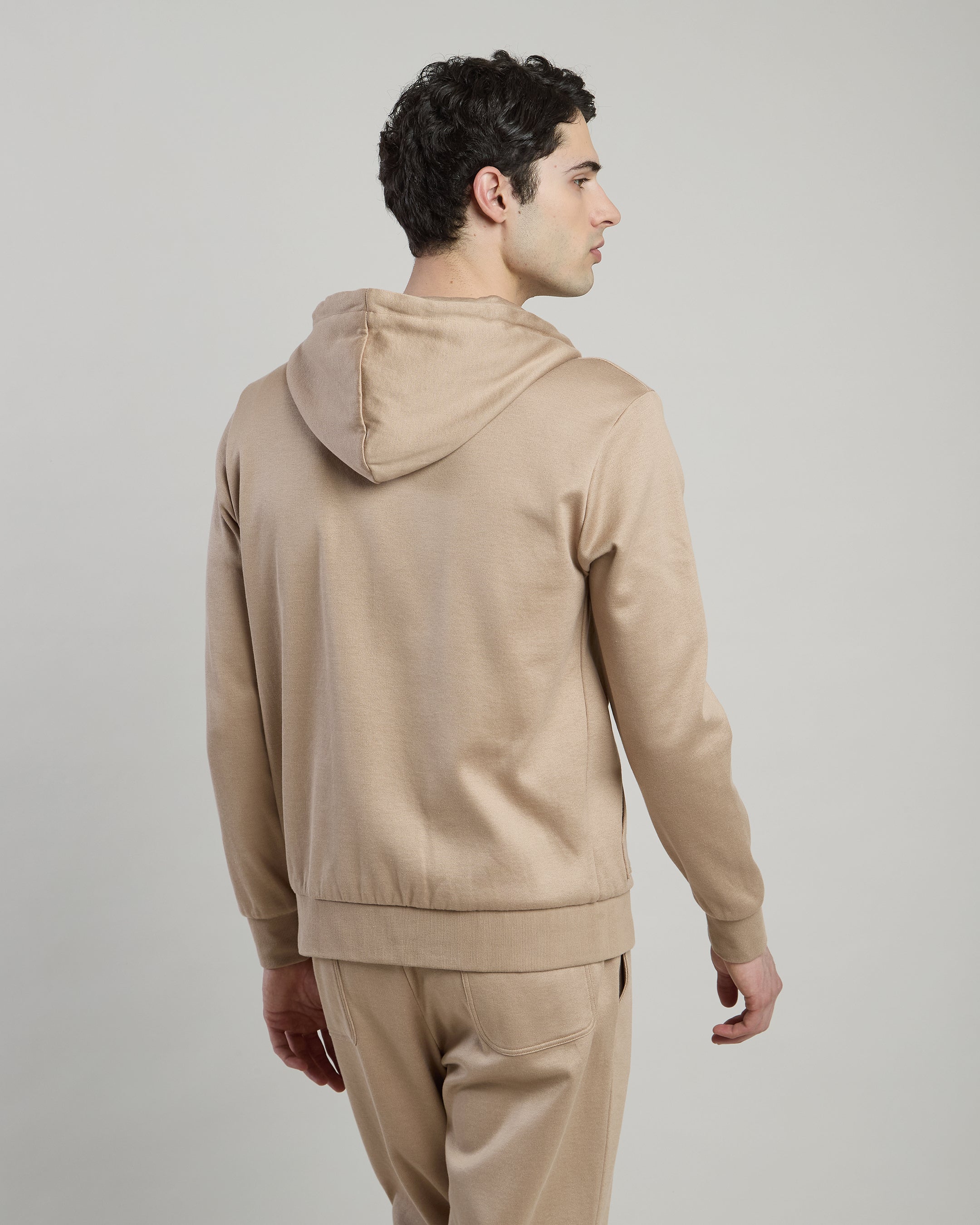 GIZA COTTON FULL-ZIP SWEATSHIRT