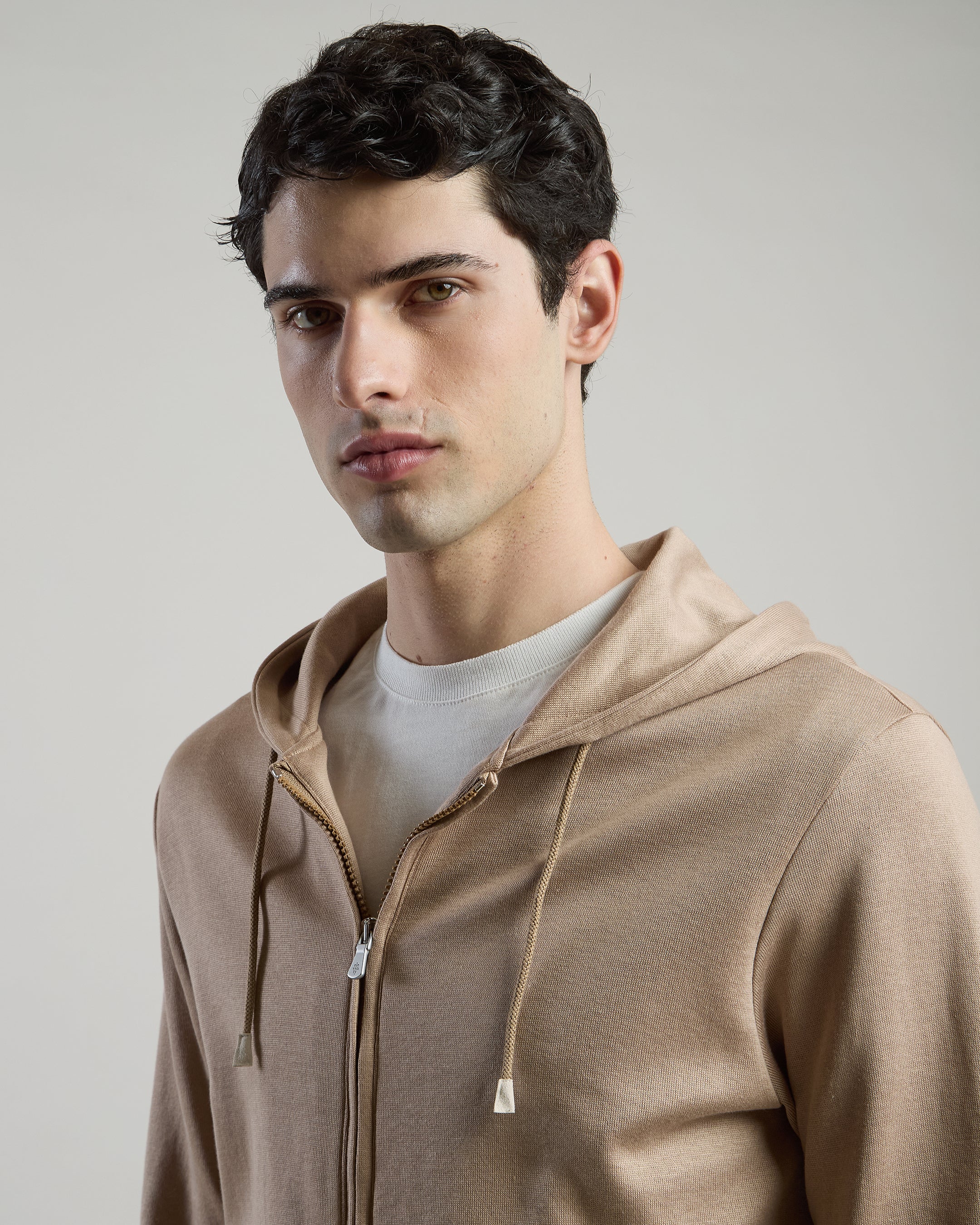 GIZA COTTON FULL-ZIP SWEATSHIRT - 3