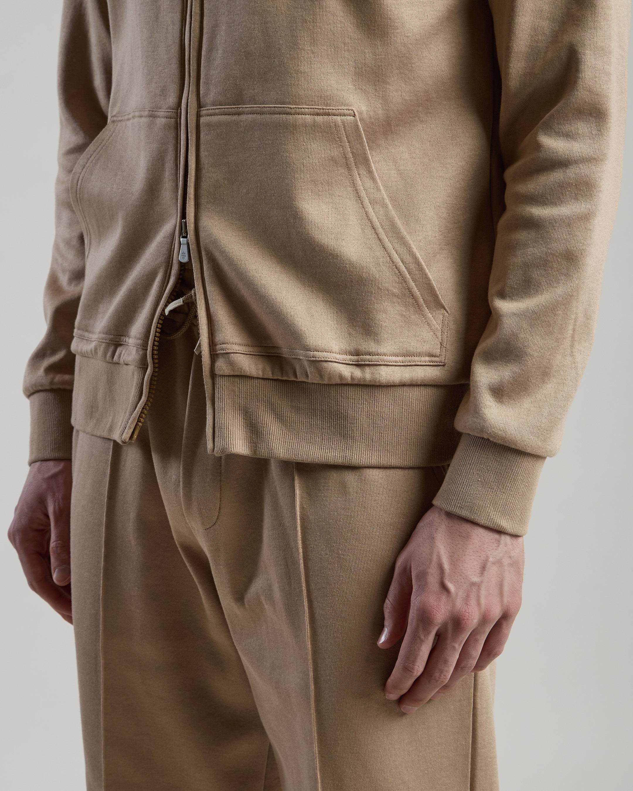 GIZA COTTON FULL-ZIP SWEATSHIRT - 4