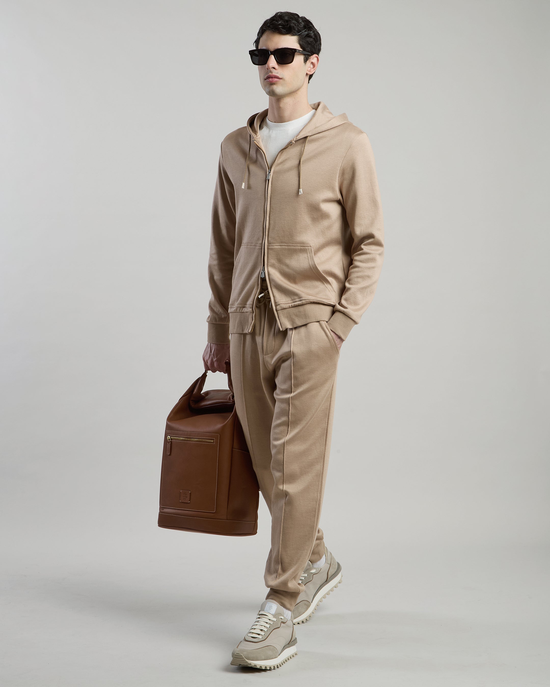 GIZA COTTON FULL-ZIP SWEATSHIRT - 5