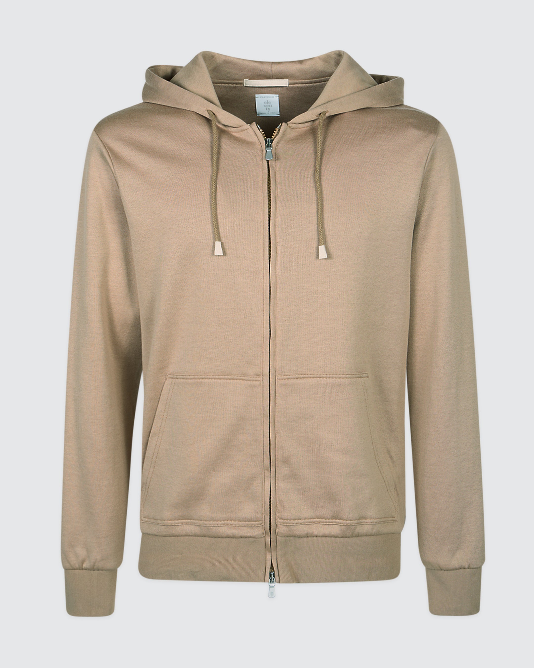 GIZA COTTON FULL-ZIP SWEATSHIRT