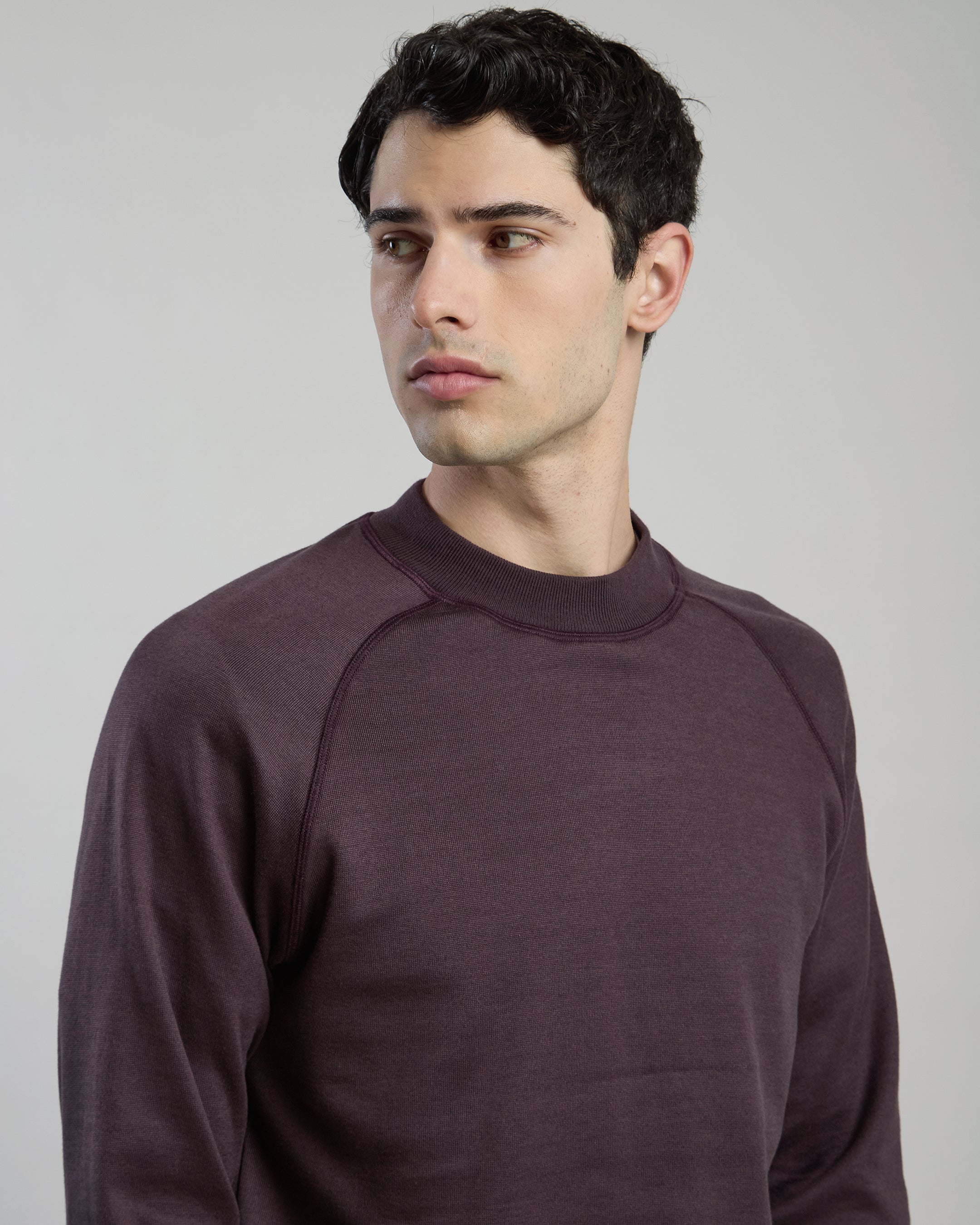GIZA COTTON CREW NECK SWEATSHIRT