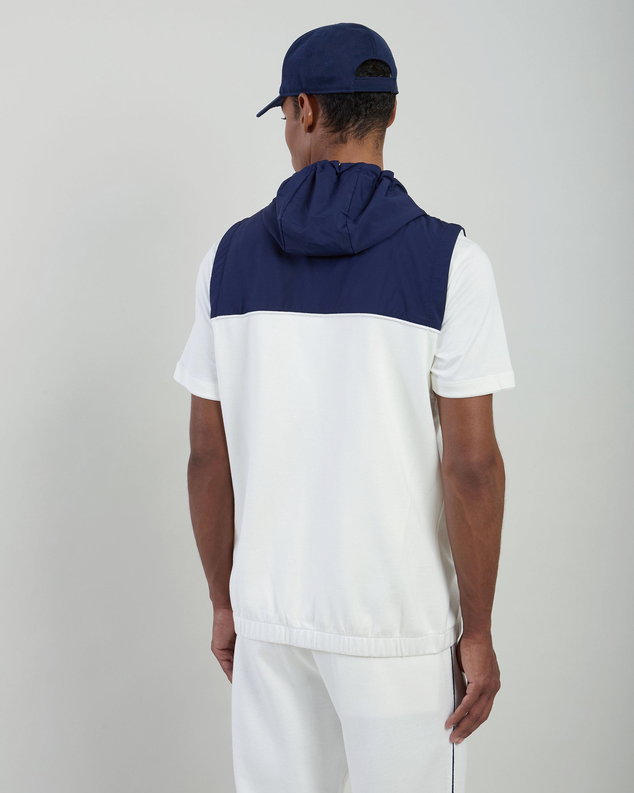 FELPA FULL ZIP BIMATERICA/ GIZA COTTON E NYLON - 2