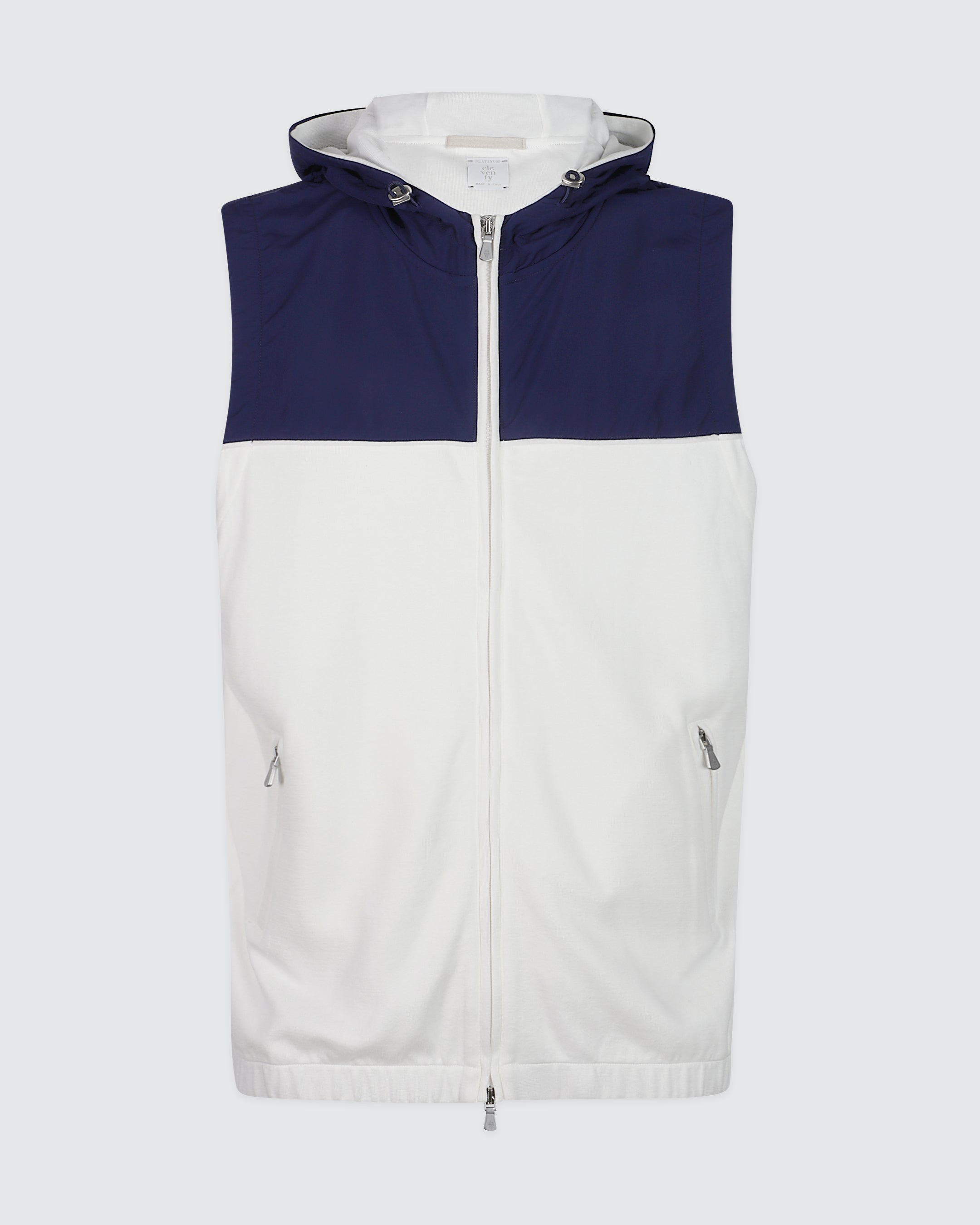 FELPA FULL ZIP BIMATERICA/ GIZA COTTON E NYLON - 6