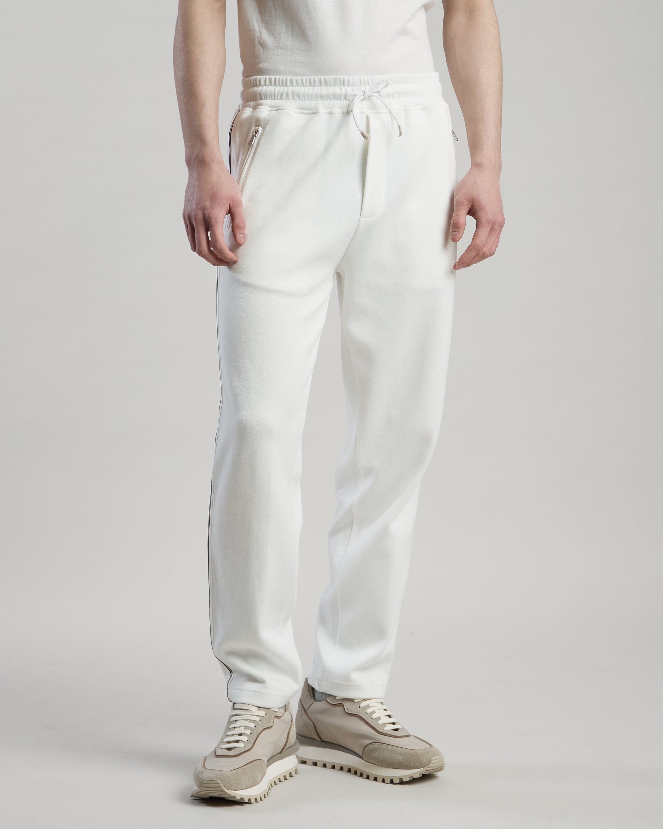 GIZA COTTON TROUSERS - 1