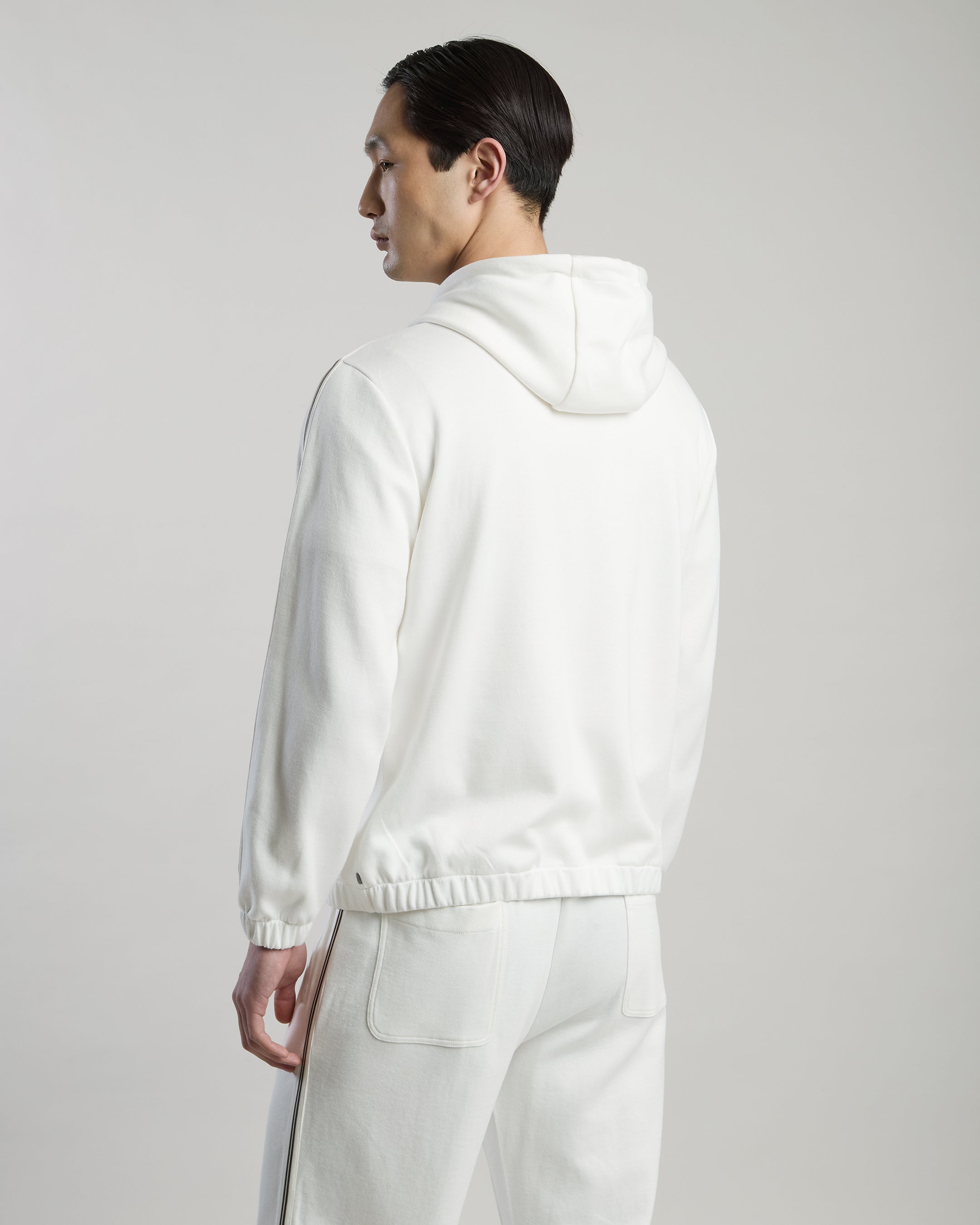 GIZA COTTON FULL-ZIP SWEATSHIRT - 2