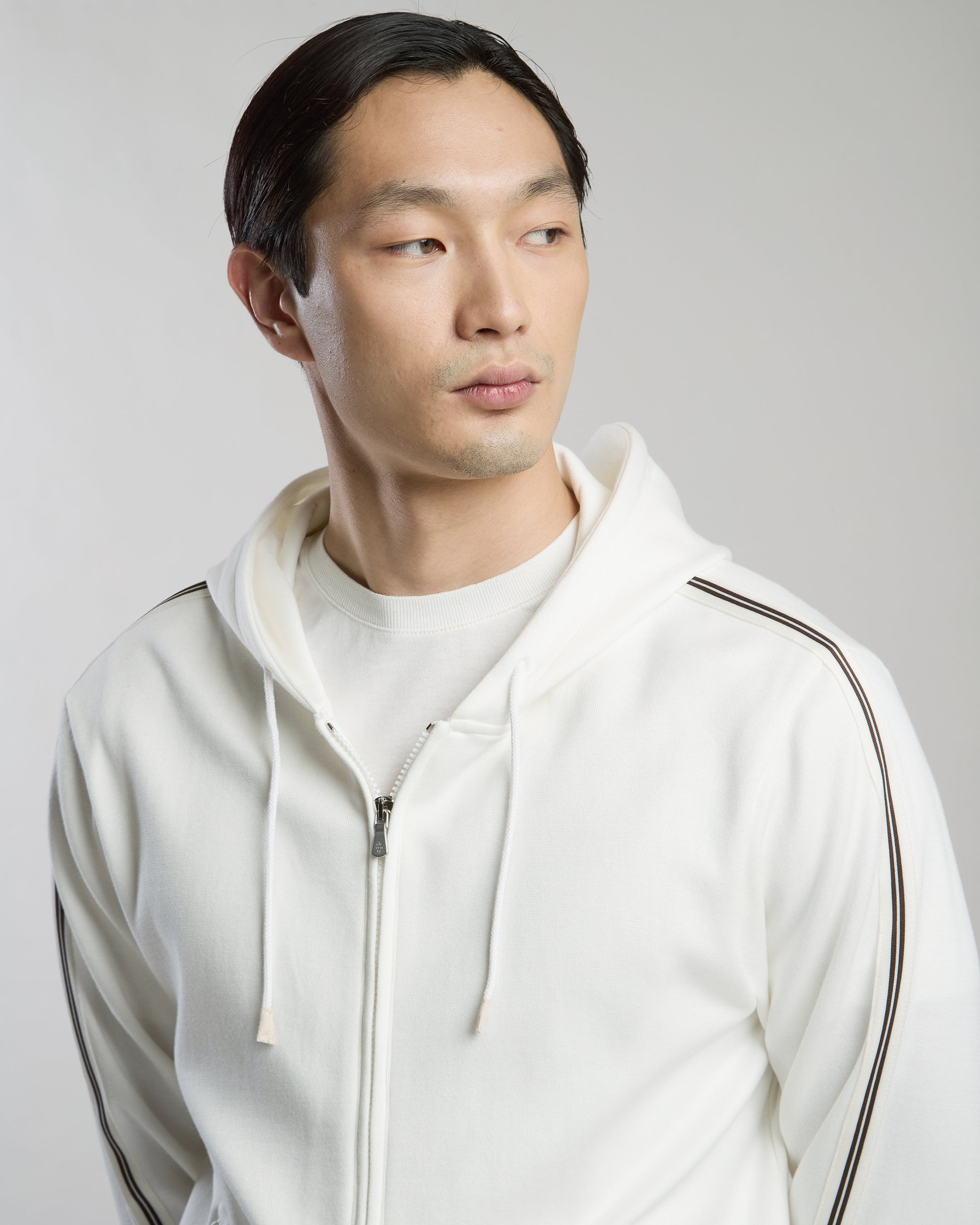 GIZA COTTON FULL-ZIP SWEATSHIRT - 4