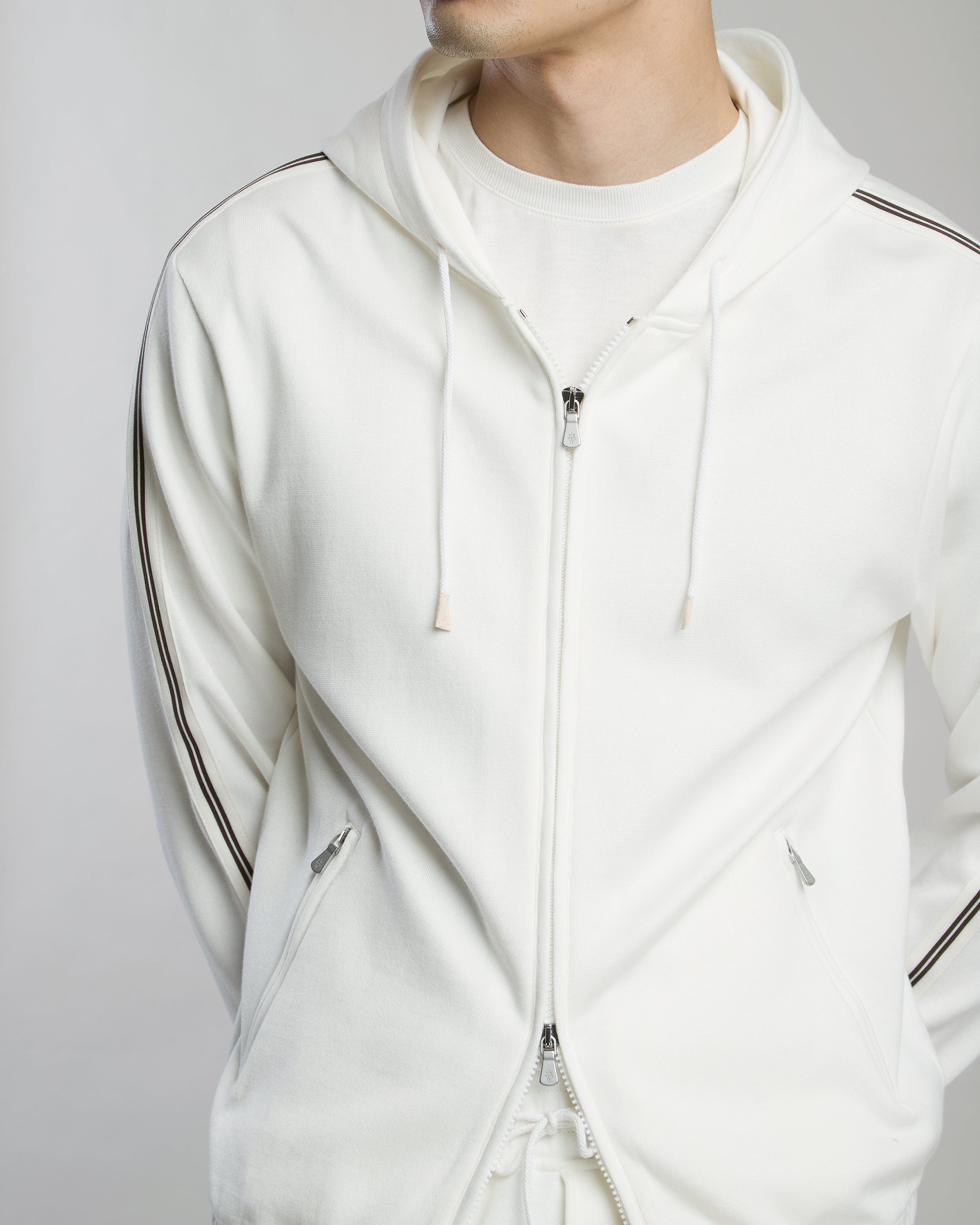 GIZA COTTON FULL-ZIP SWEATSHIRT - 3
