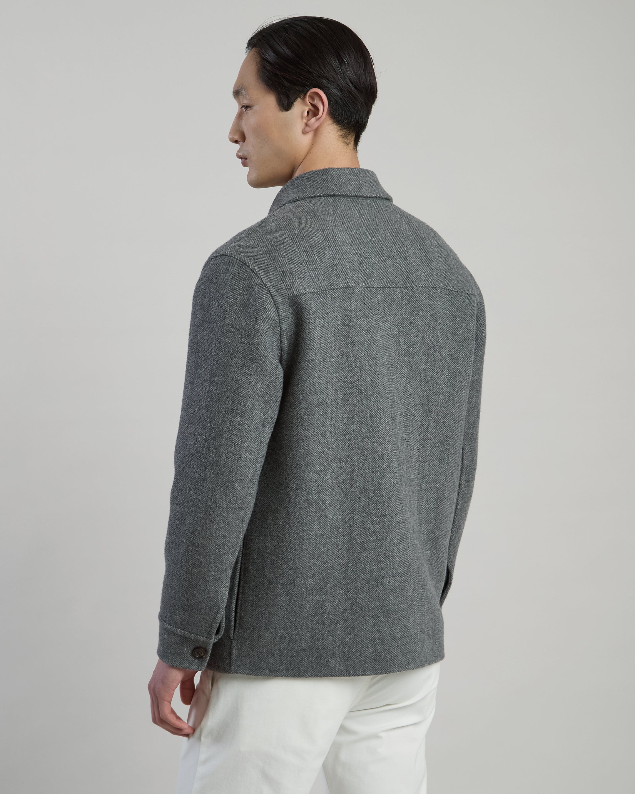 GIUBBINO LANA CASHMERE SPINA - 2