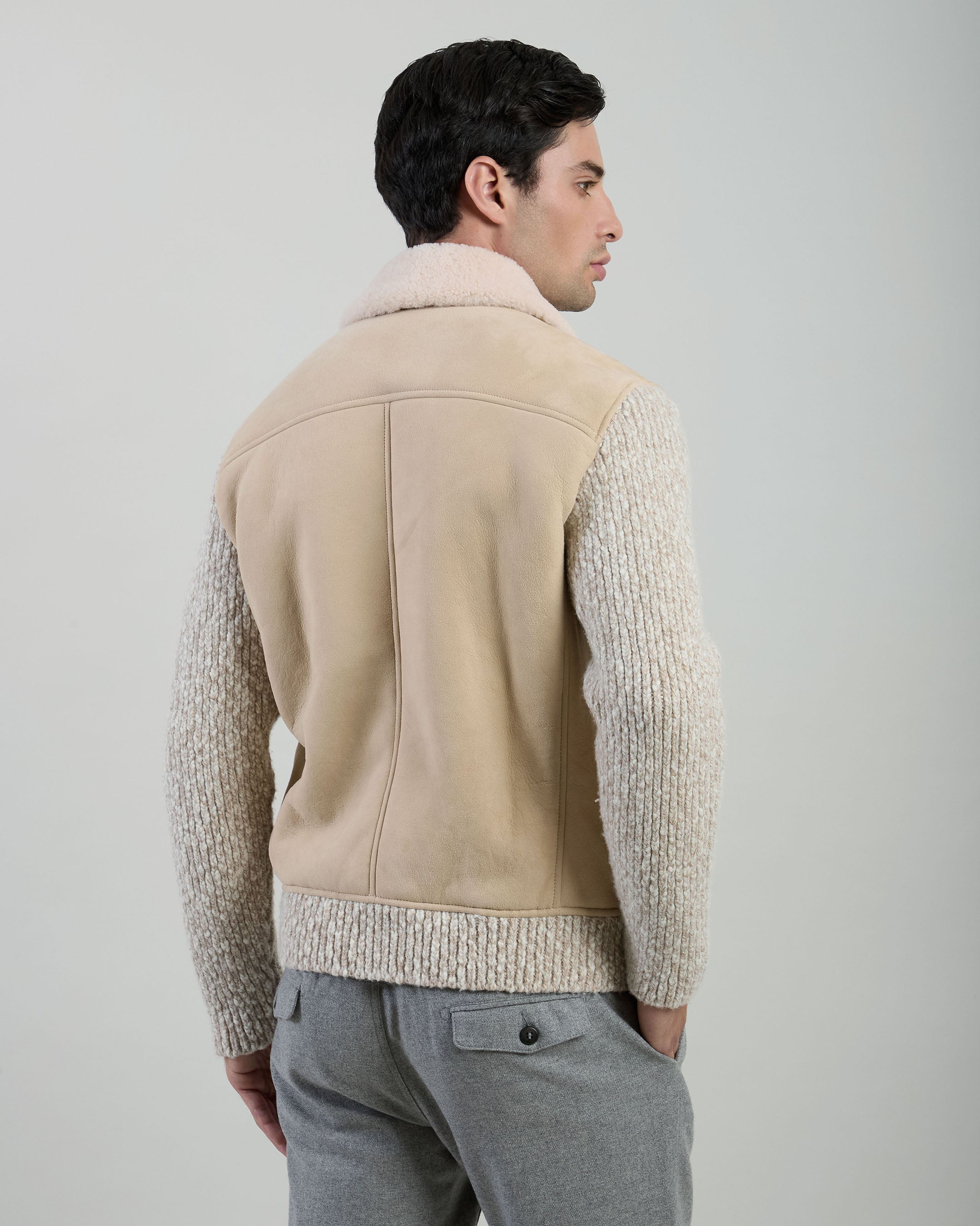 GIUBBINO SHEARLING E MAGLIA - 2
