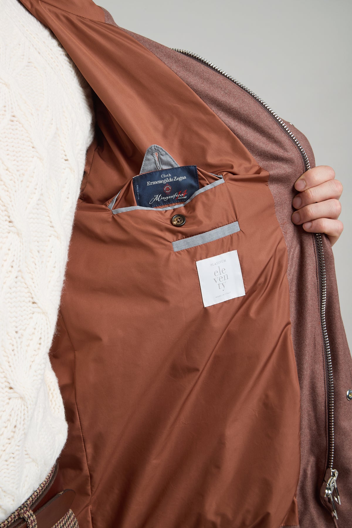 GIUBBINO LANA SETA CASHMERE - 3