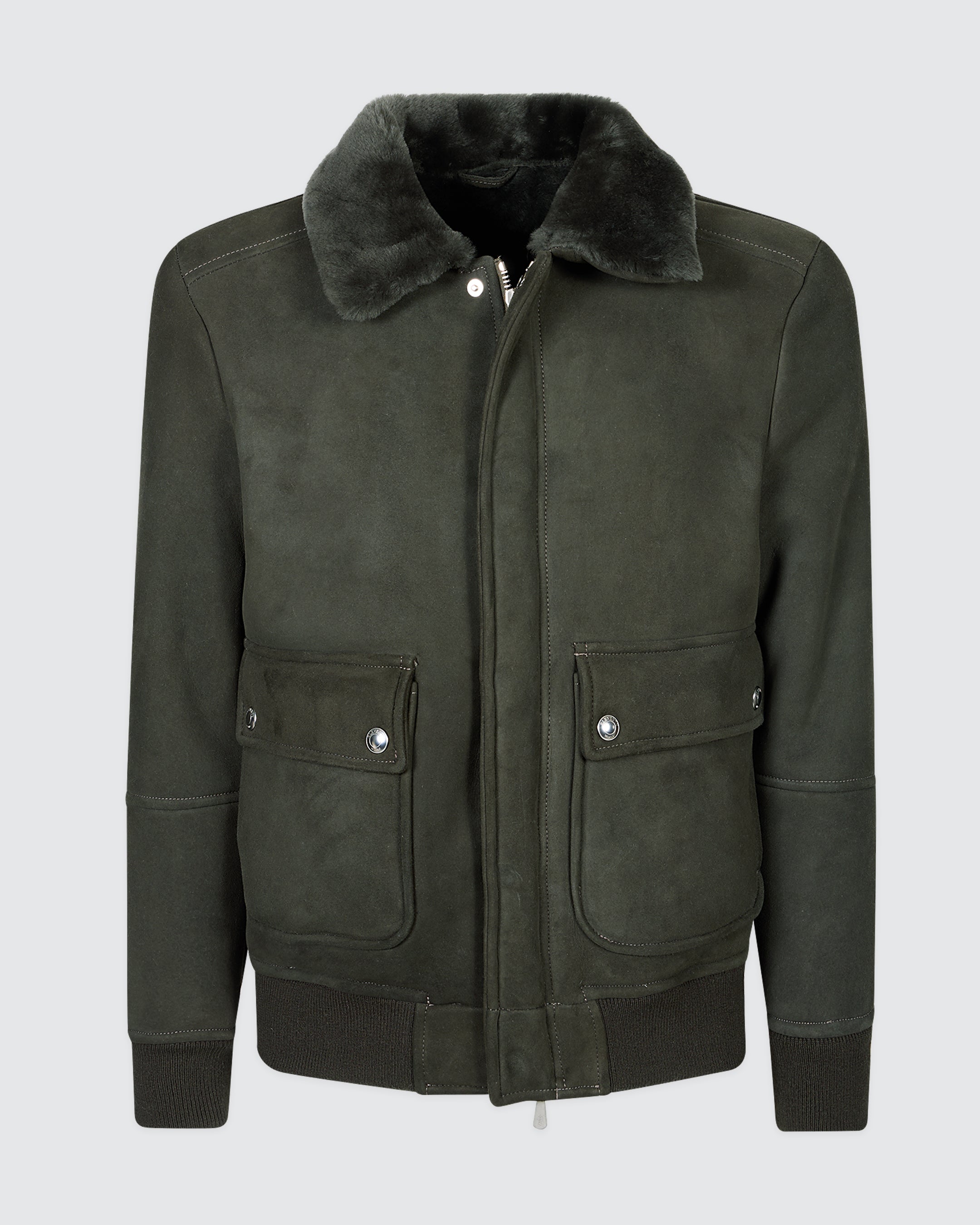 GIUBBINO SHEARLING PELO LISCIO - 4