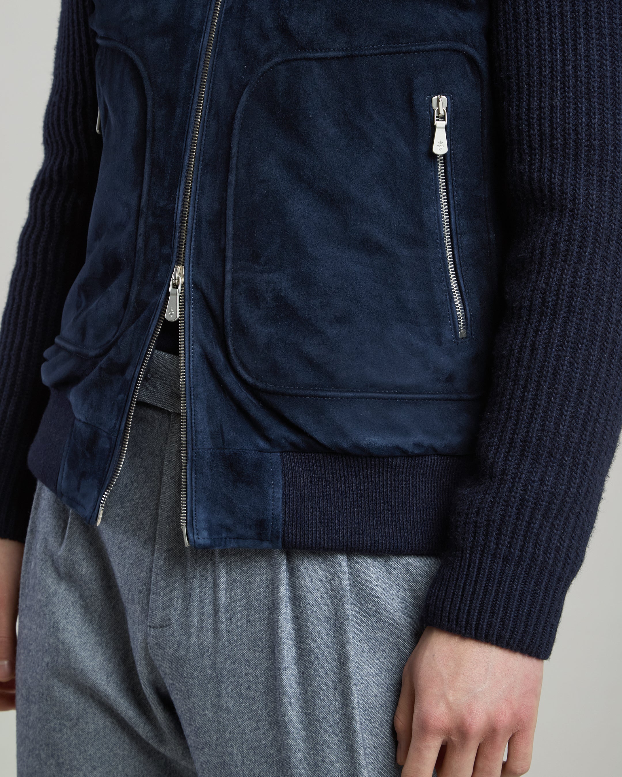 GIUBBINO SUEDE E MAGLIA - 4