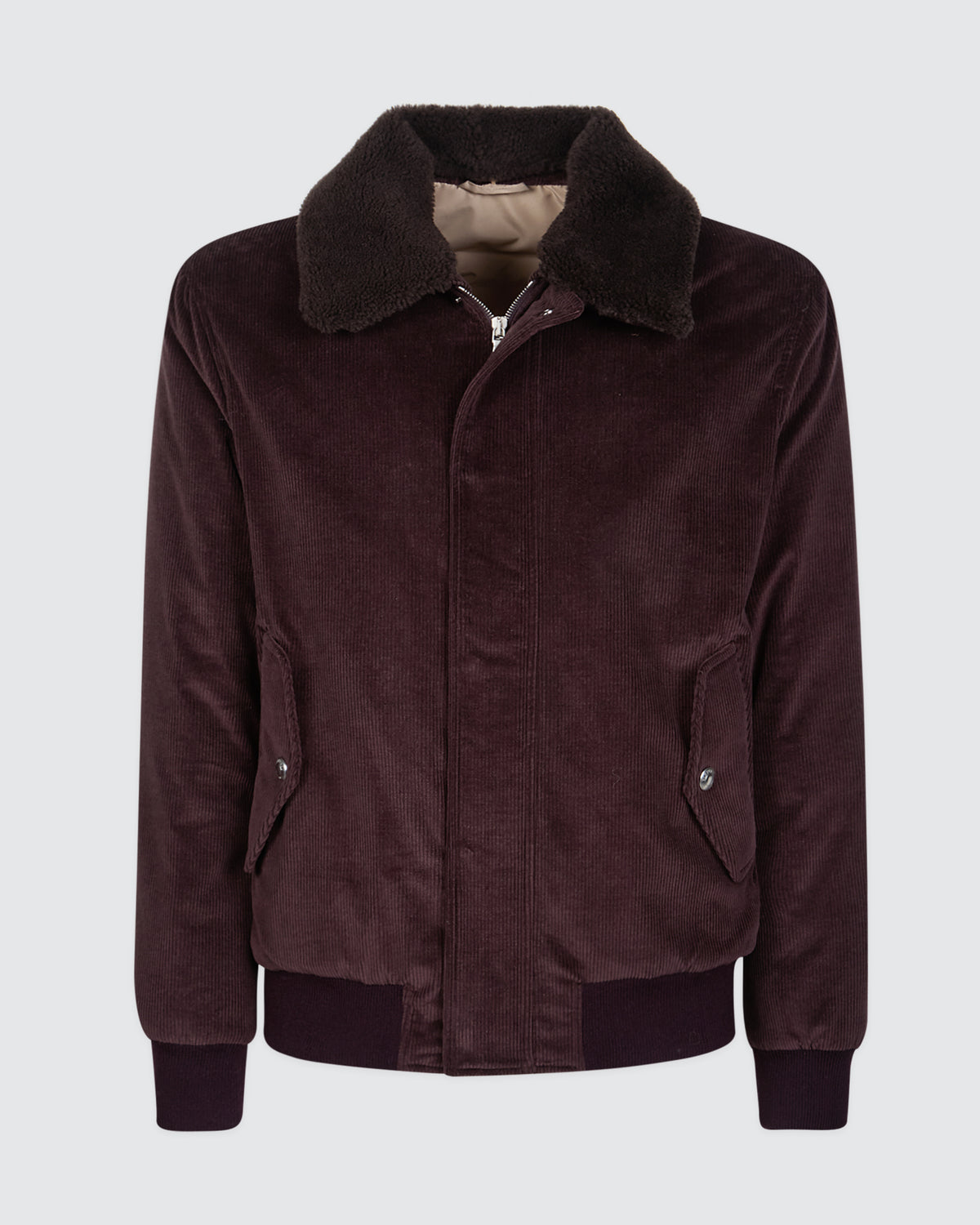 COTTON CASHMERE BOMBER JACKET - 4
