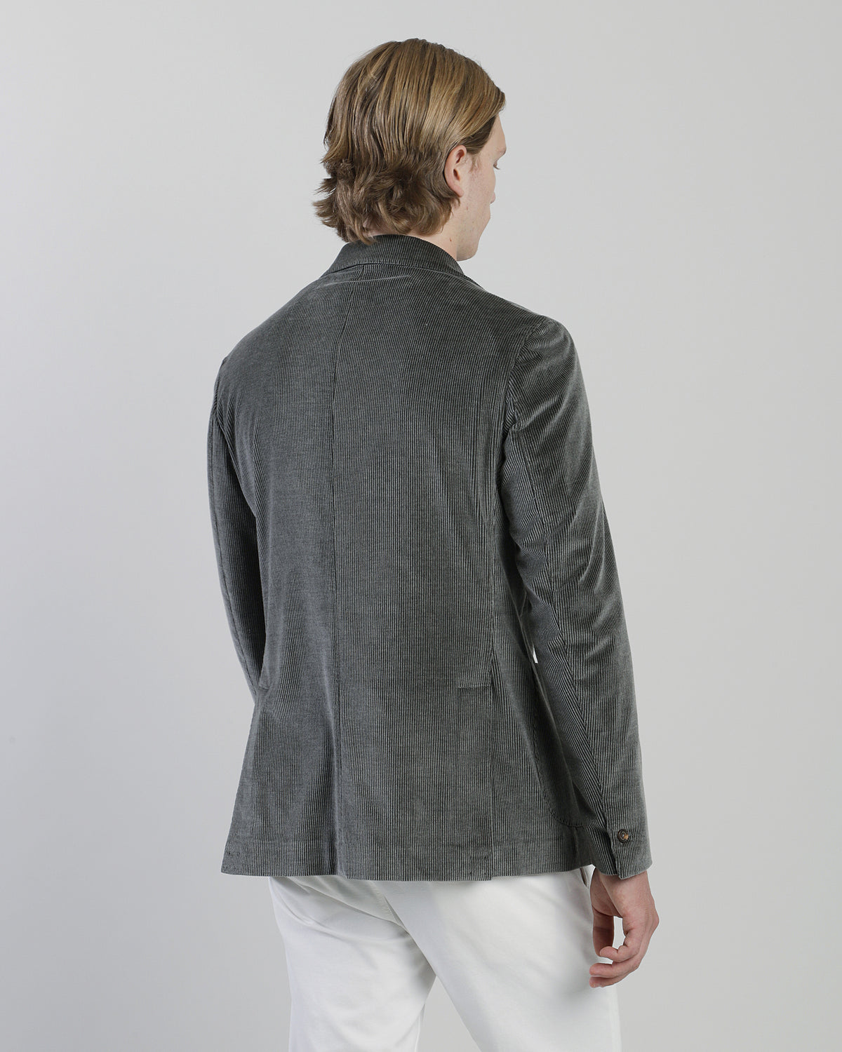 SINGLE-BREASTED COTTON CASHMERE JACKET - 2