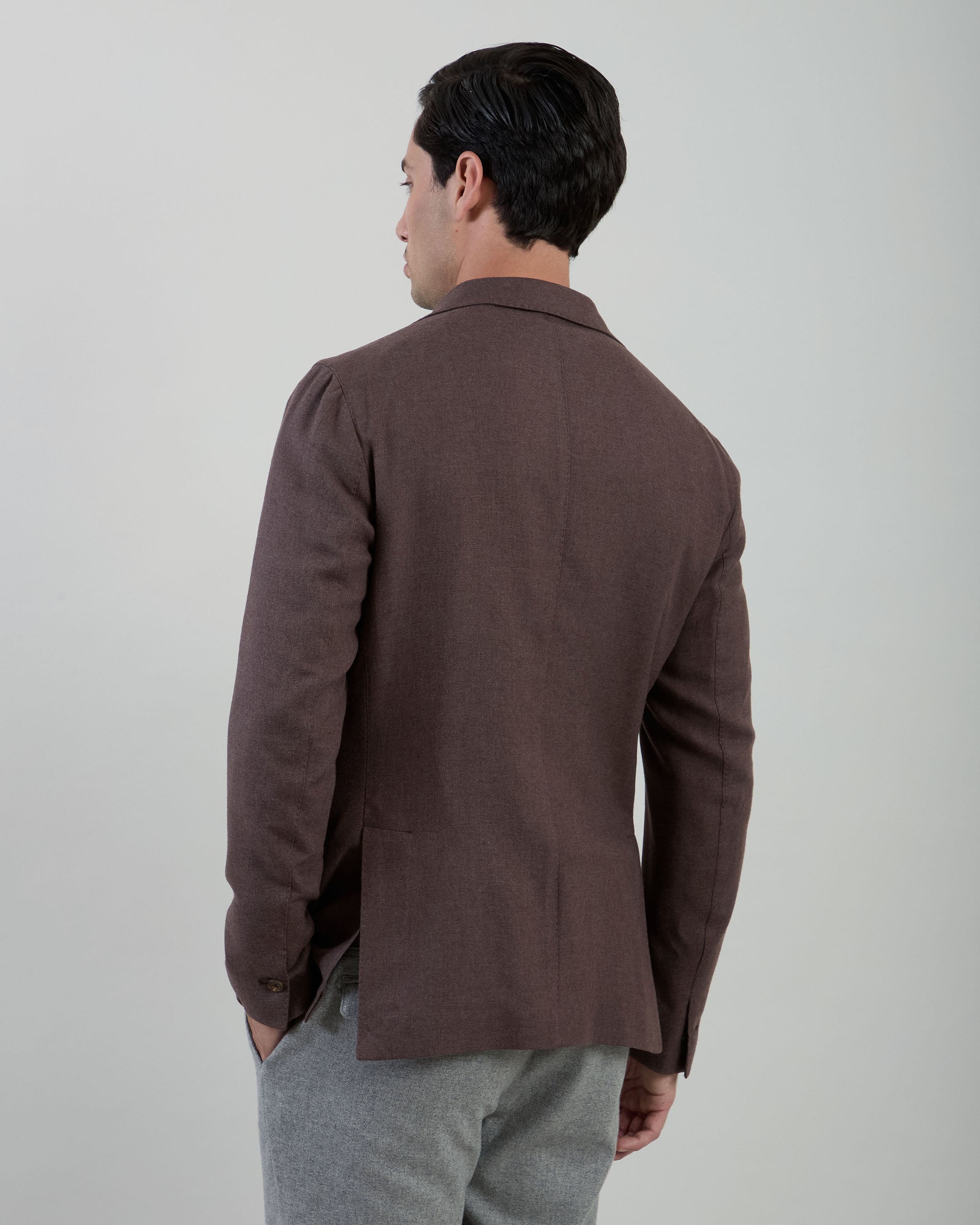 GIACCA MONOPETTO SETA CASHMERE - 2