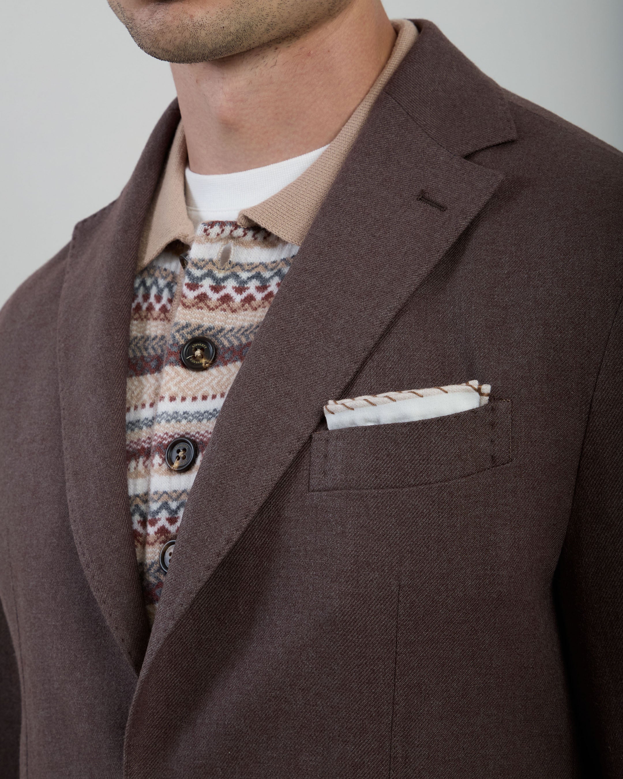 GIACCA MONOPETTO SETA CASHMERE