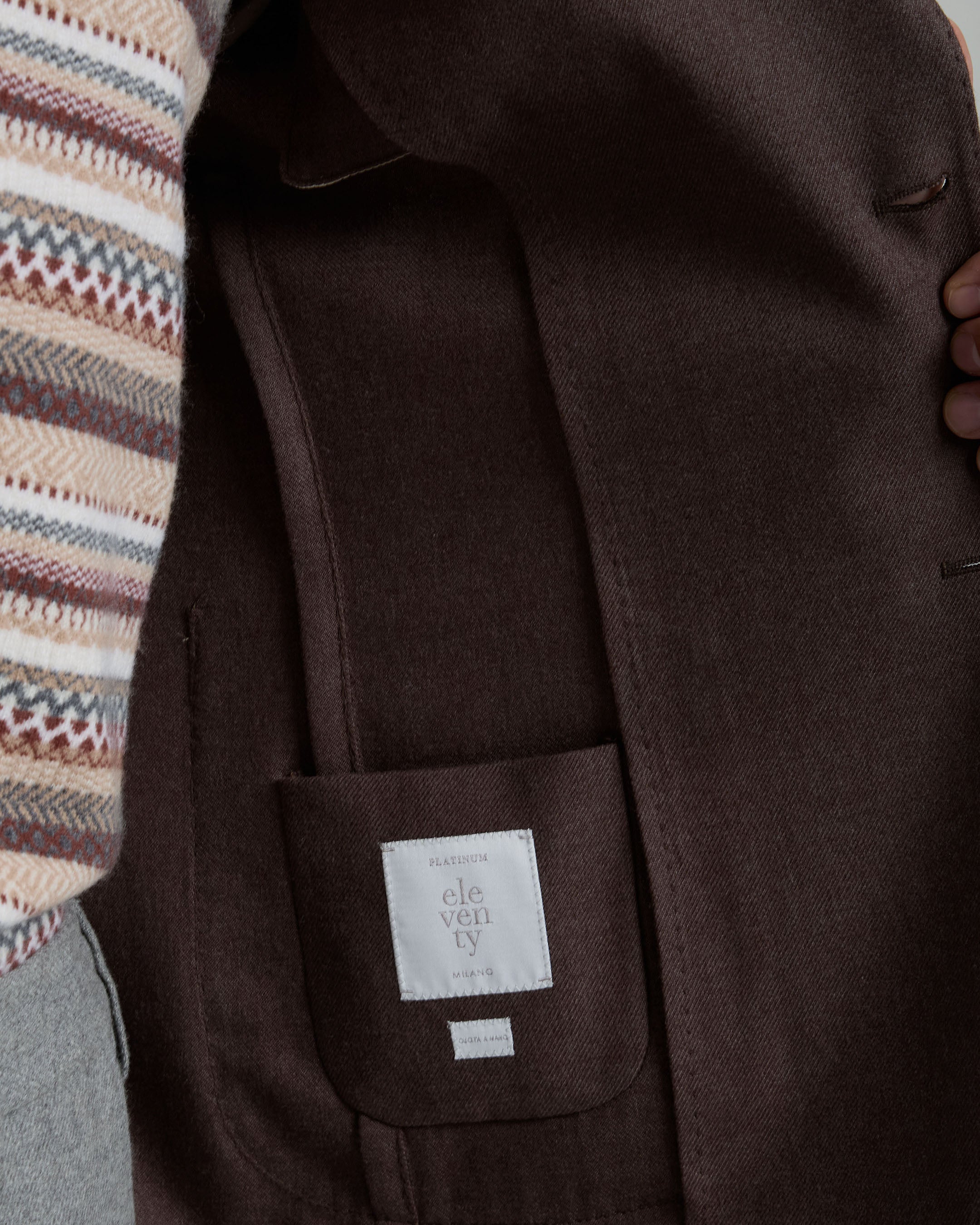 GIACCA MONOPETTO SETA CASHMERE - 4