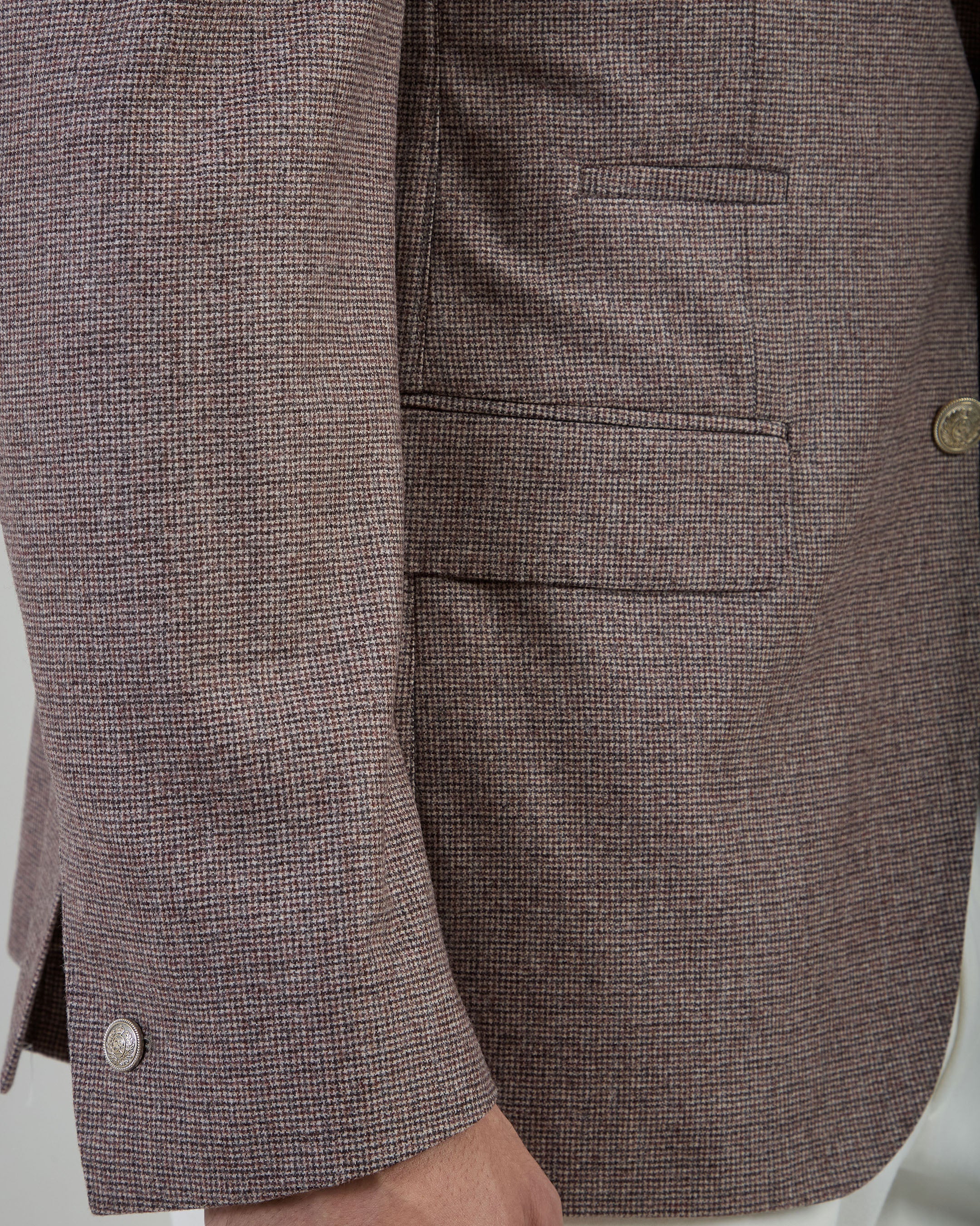 GIACCA MONOPETTO LANA SETA CASHMERE
