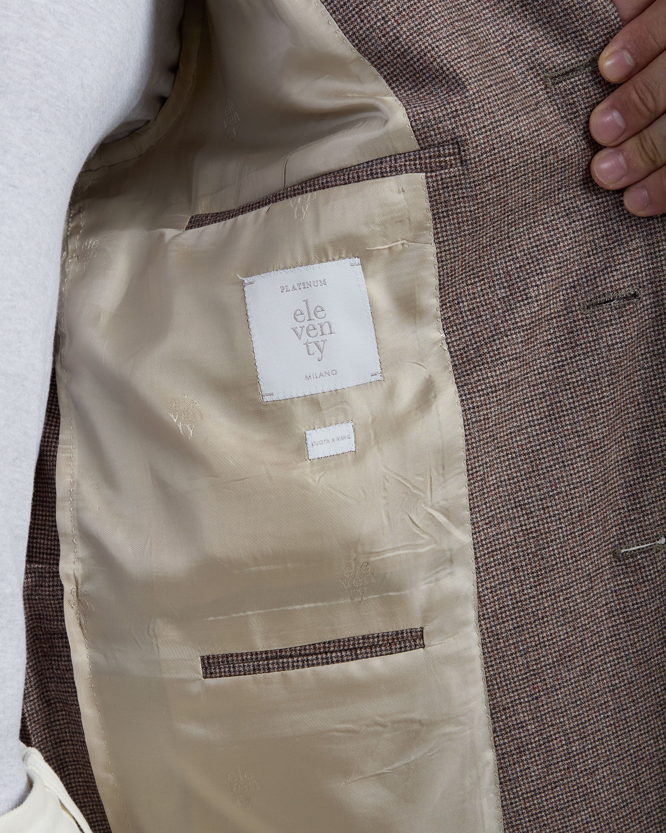 GIACCA MONOPETTO LANA SETA CASHMERE - 5