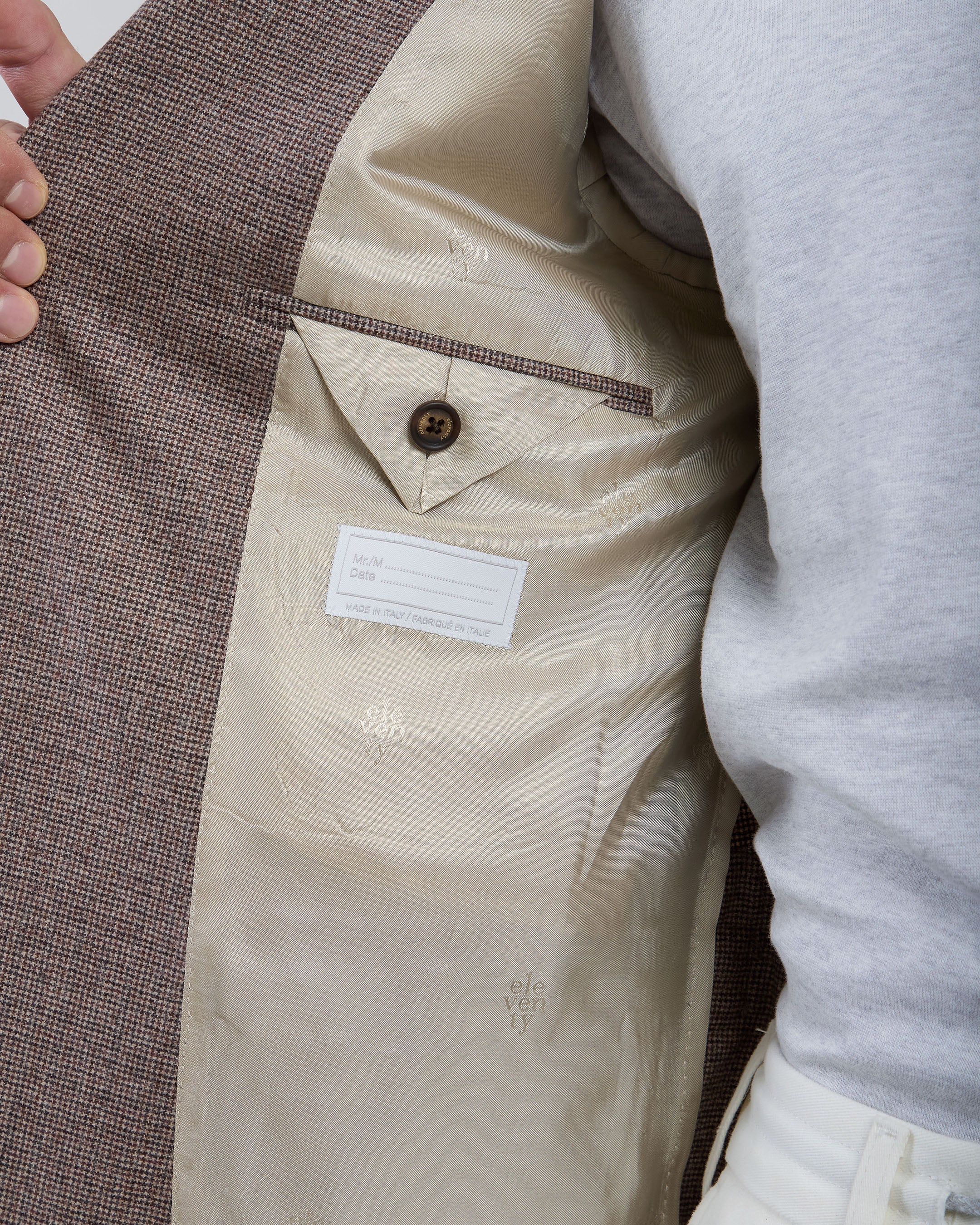 GIACCA MONOPETTO LANA SETA CASHMERE - 6