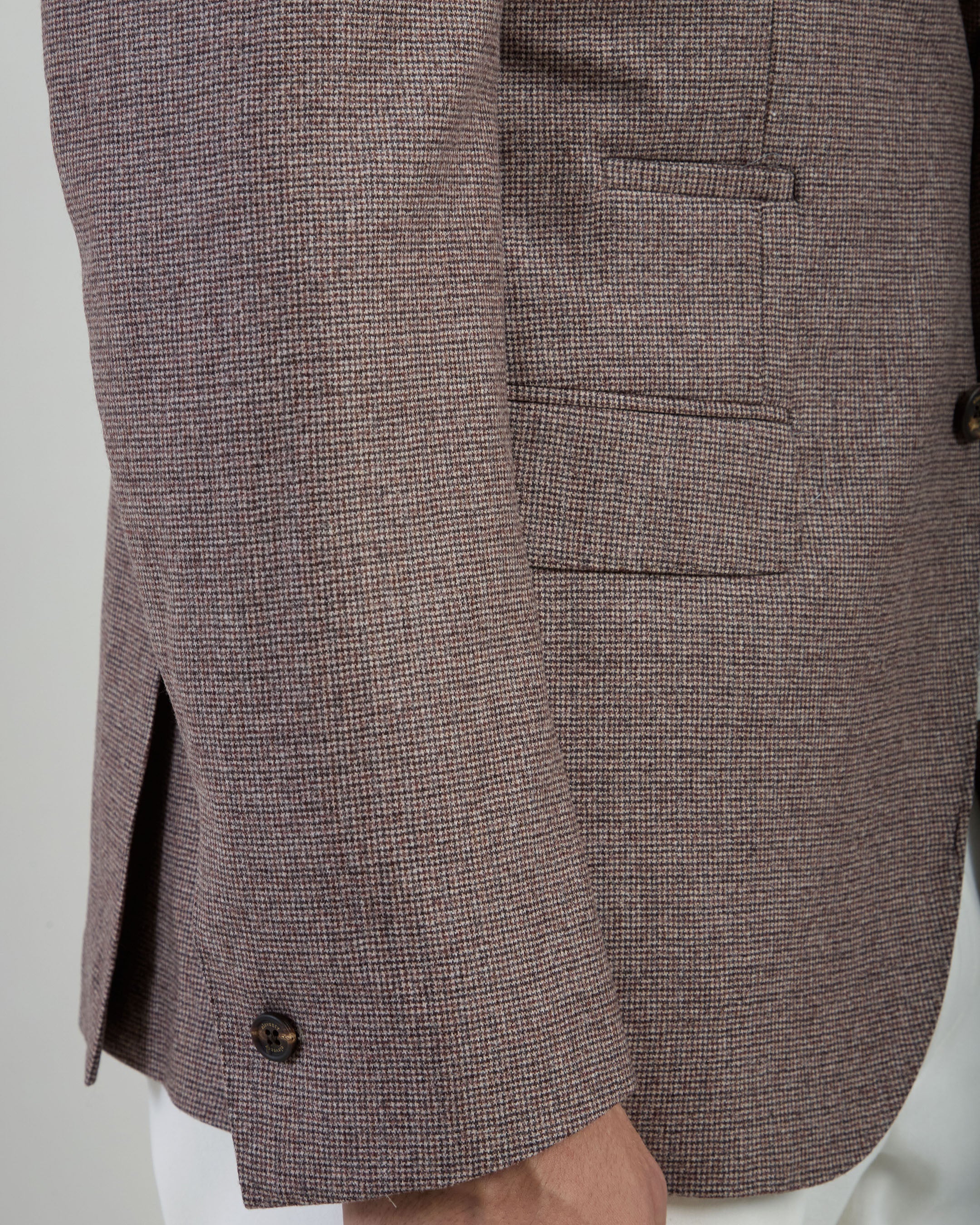 GIACCA MONOPETTO LANA SETA CASHMERE
