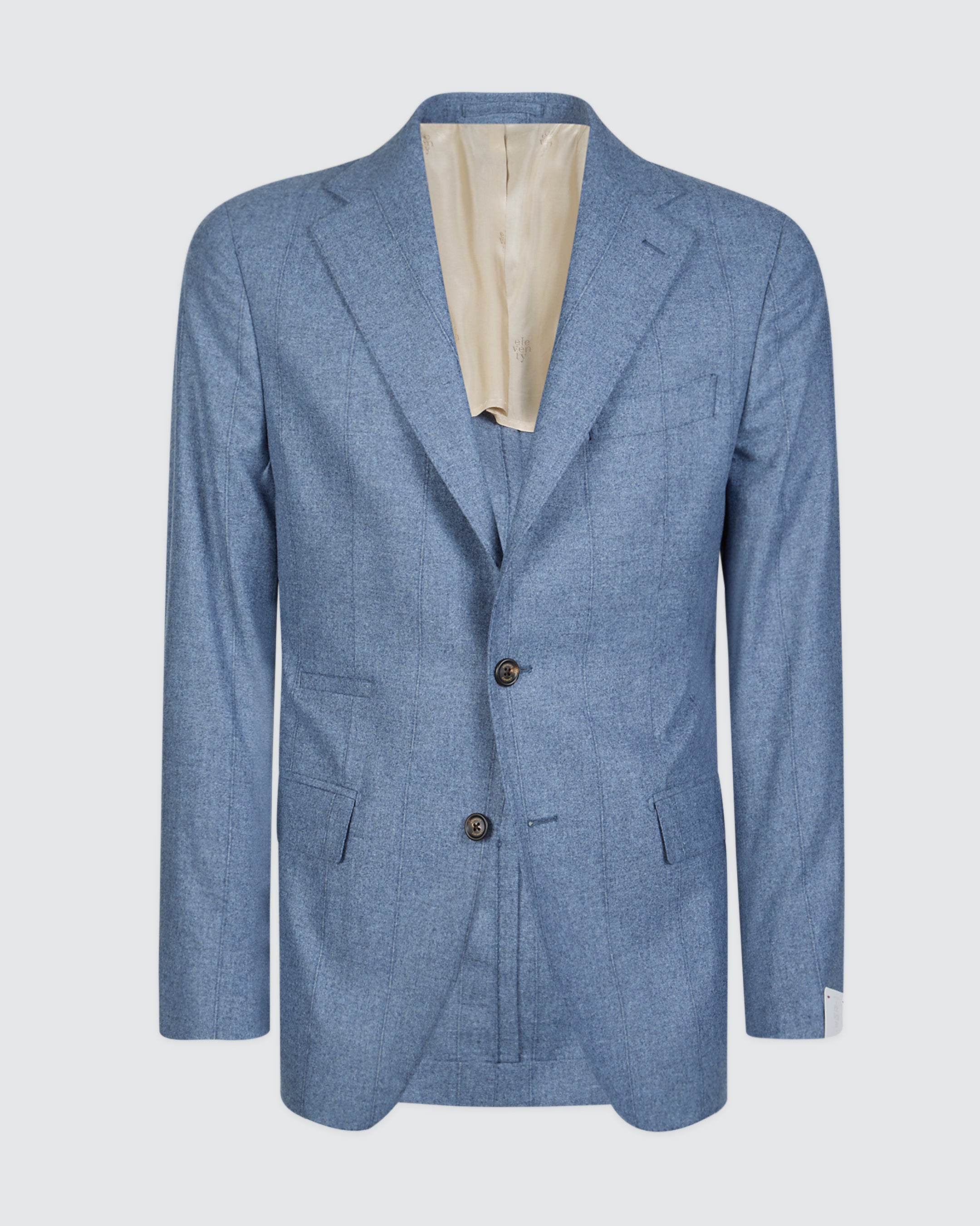 SINGLE-BREASTED WOOL SILK CASHMERE JACKET - 5