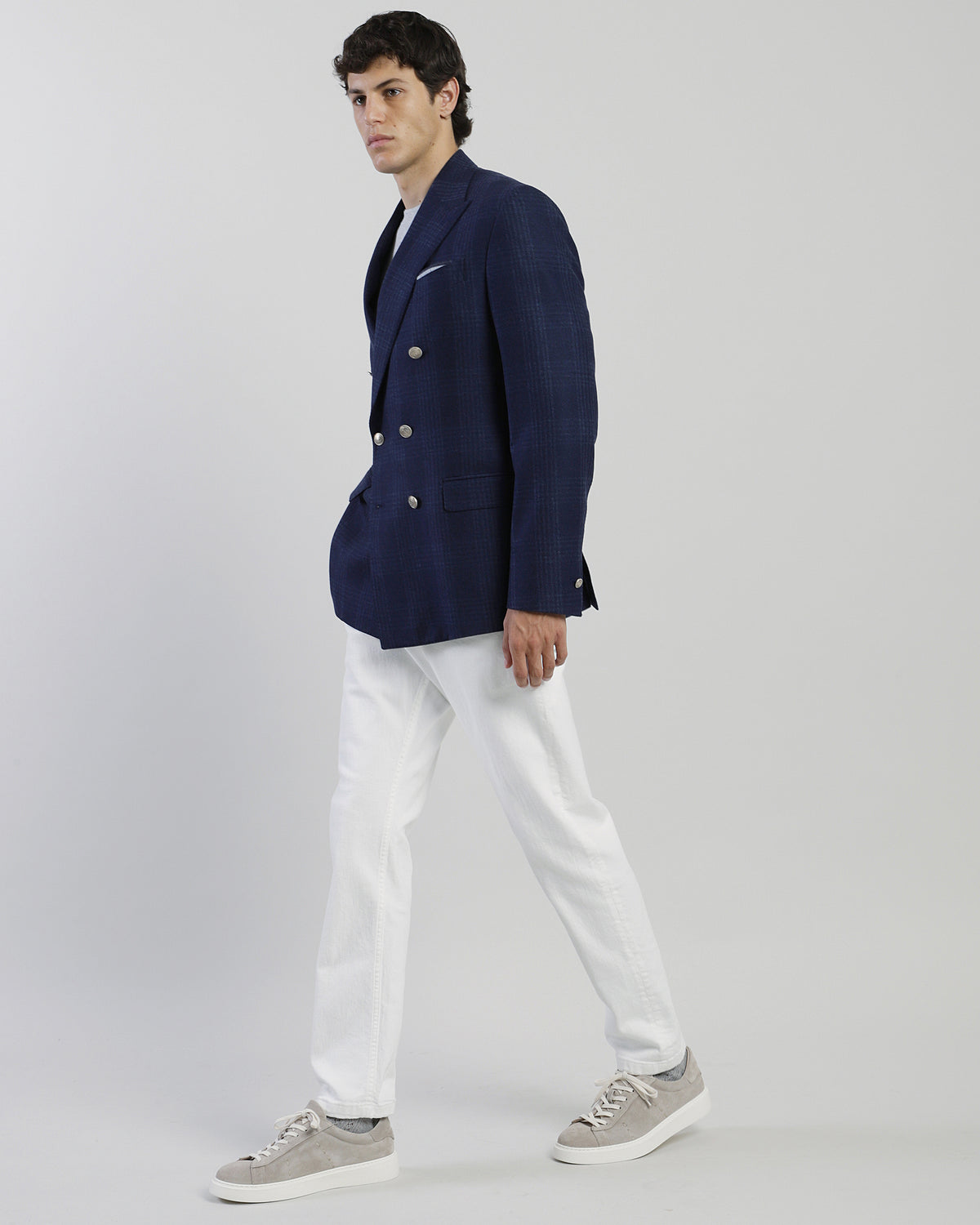 GIACCA DOPPIOPETTO LANA SETA CASHMERE