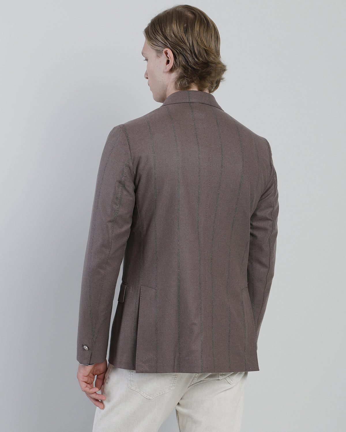 GIACCA DOPPIOPETTO LANA SETA CASHMERE - 2