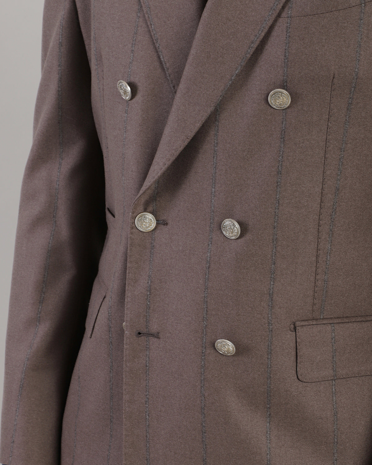 GIACCA DOPPIOPETTO LANA SETA CASHMERE - 4