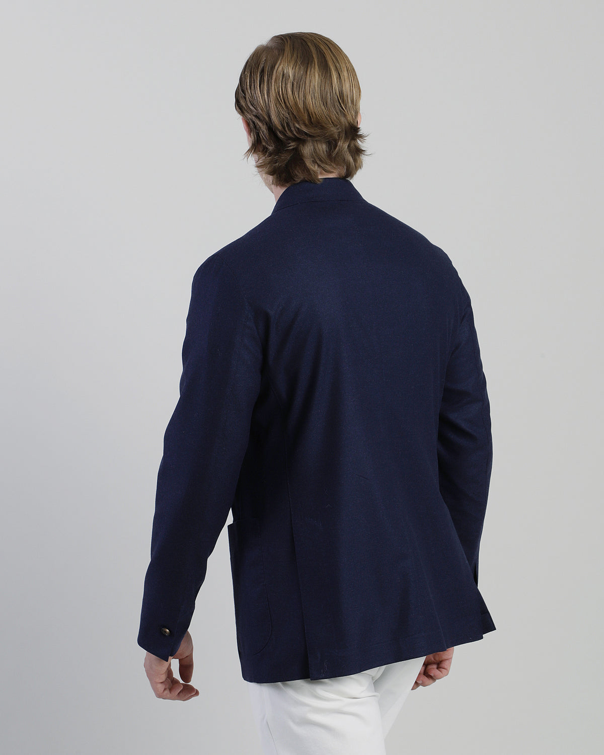 GIACCA MONOPETTO LANA SETA CASHMERE - 3