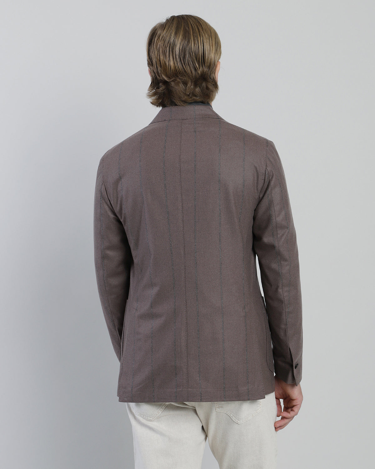 GIACCA MONOPETTO LANA SETA CASHMERE - 2