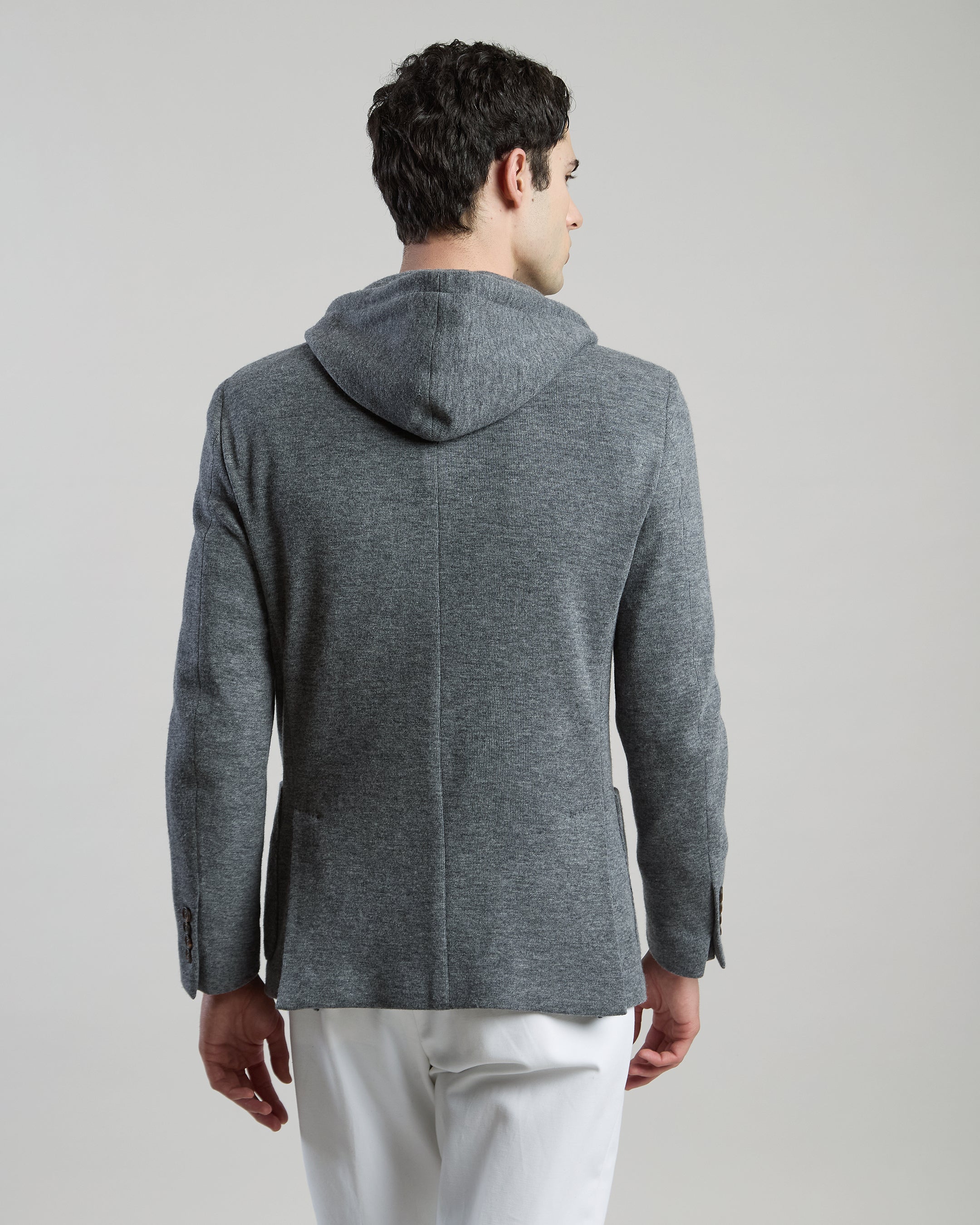 GIACCA CON PETTORINA LANA COTONE CASHMERE - 2
