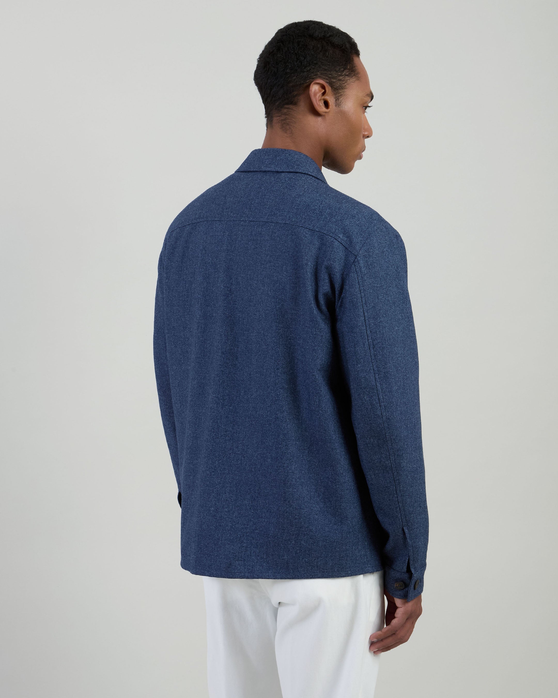 GIACCA-CAMICIA LANA COTONE CASHMERE