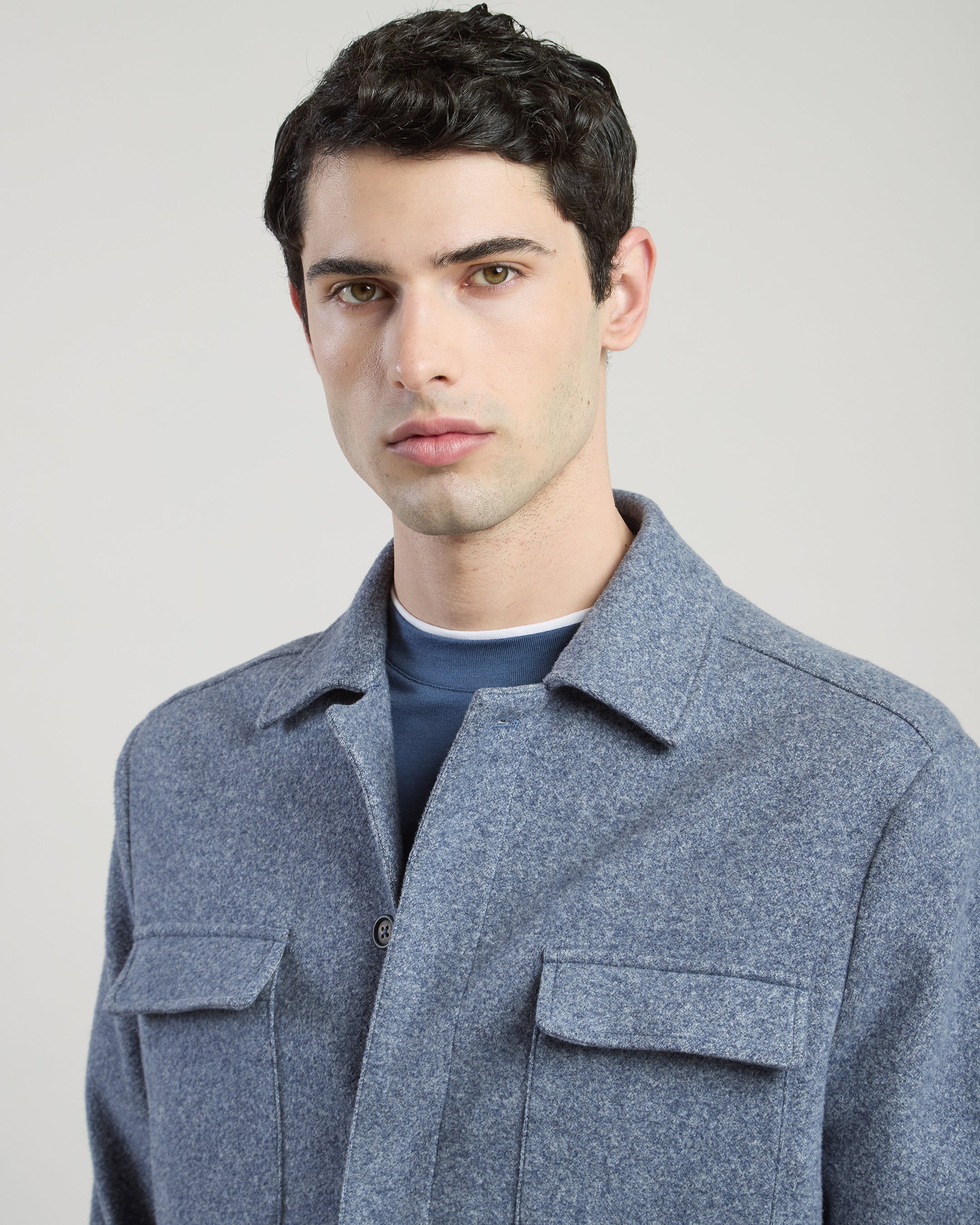 GIACCA-CAMICIA COTONE LANA - 3