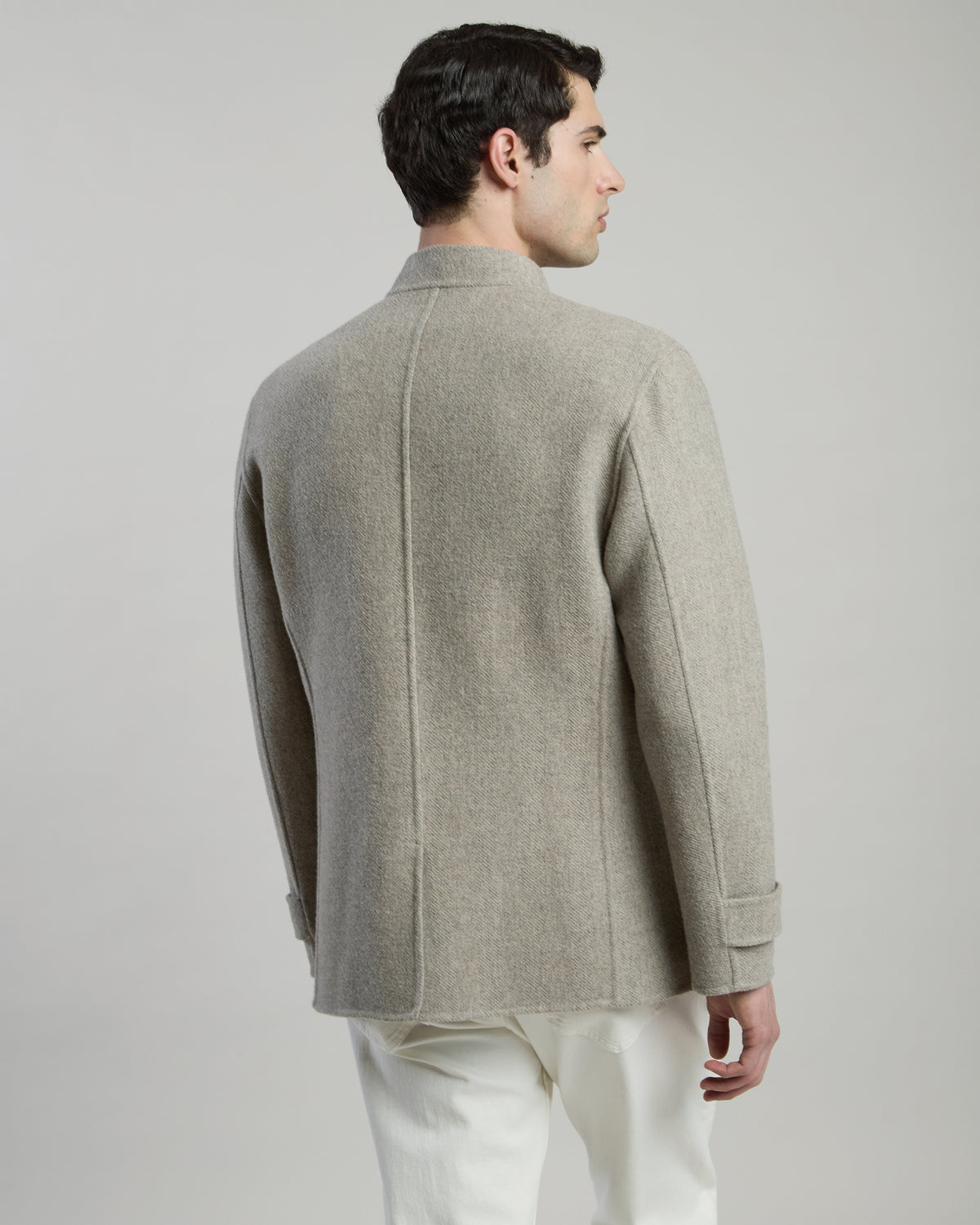 GIACCA REVERSIBILE LANA CASHMERE SPINA alternative