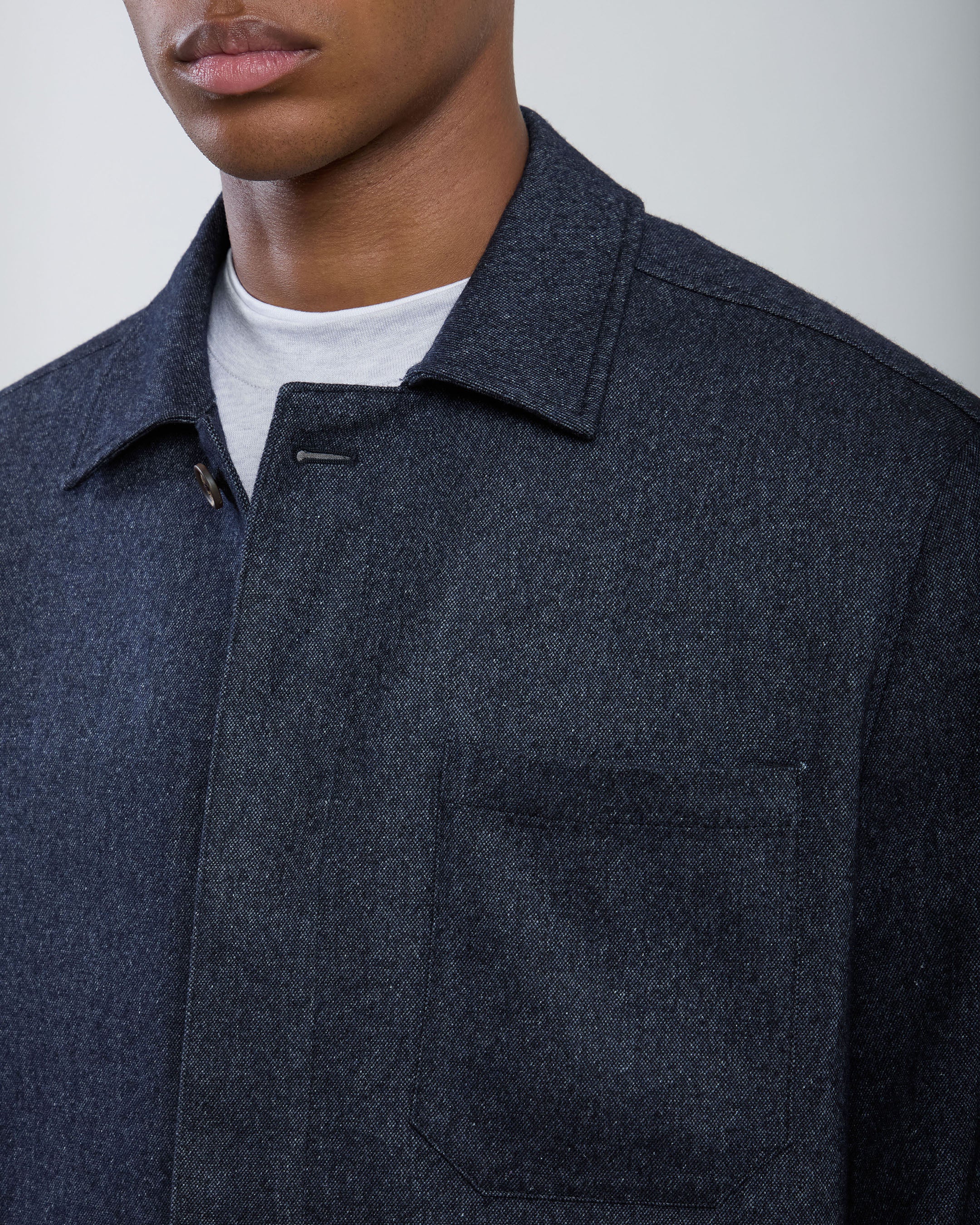 GIACCA-CAMICIA LANA SETA CASHMERE - 3
