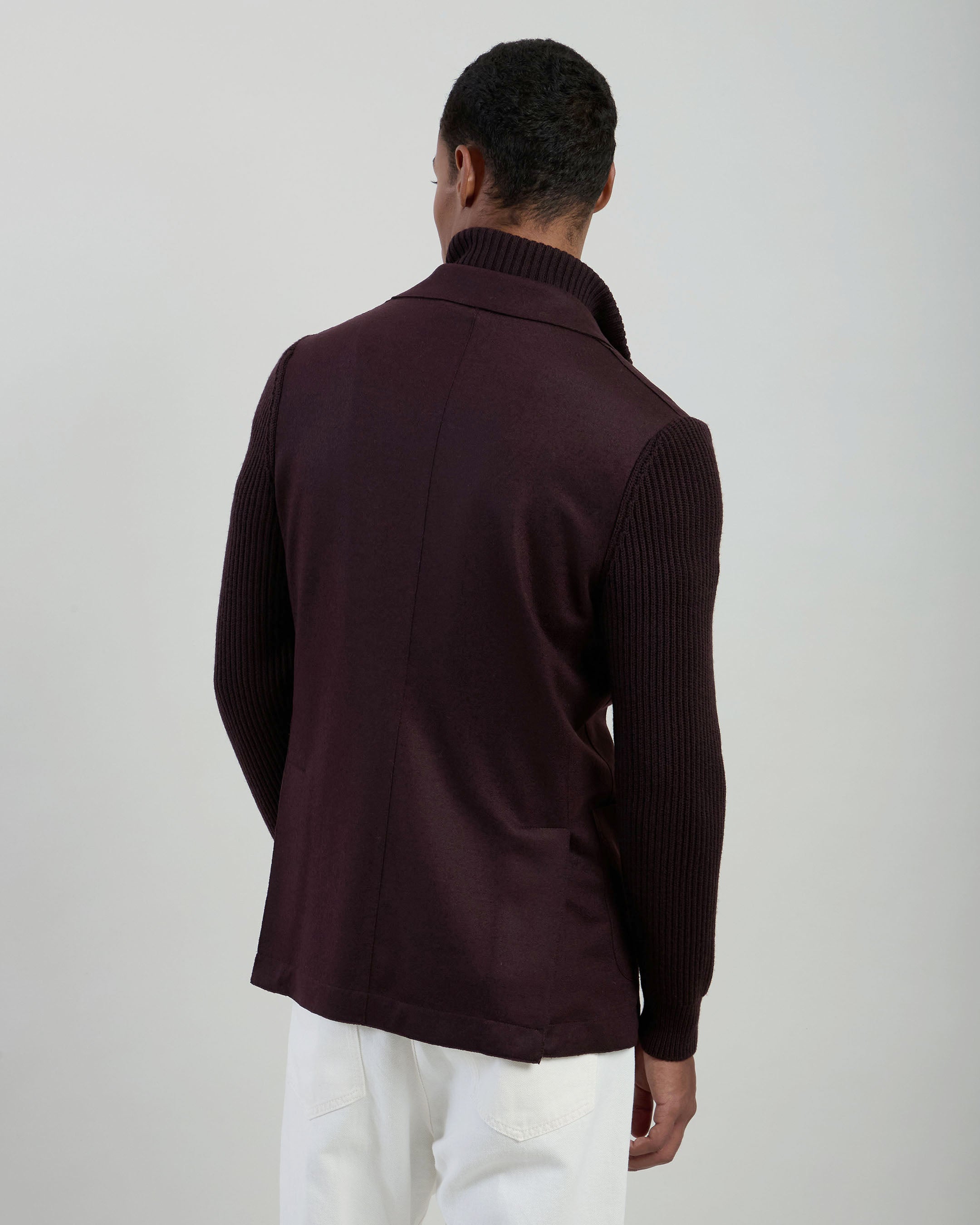 WOOL JACKET WITH BIB FRONT - 2