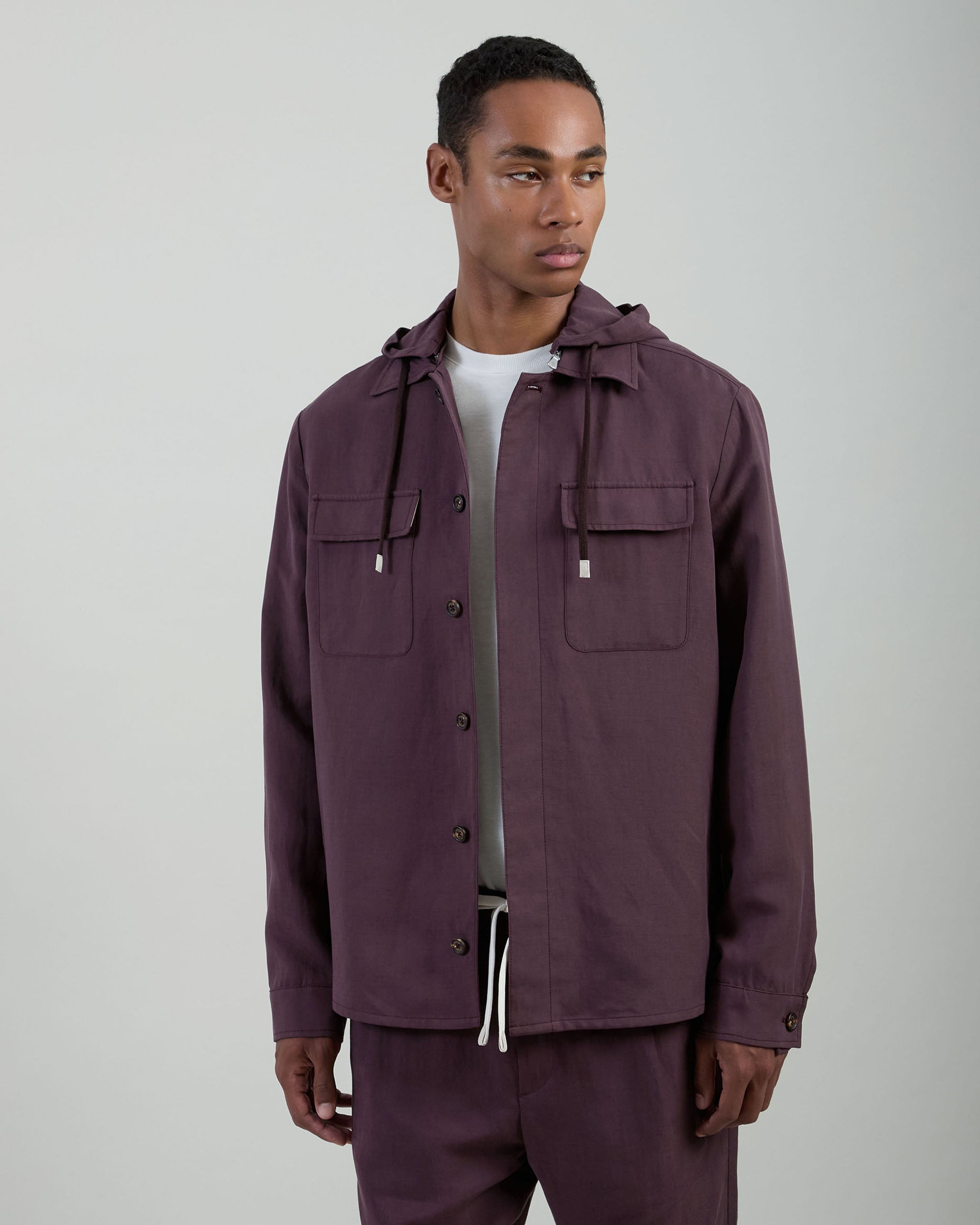 GIACCA-CAMICIA LYOCELL E LINO
