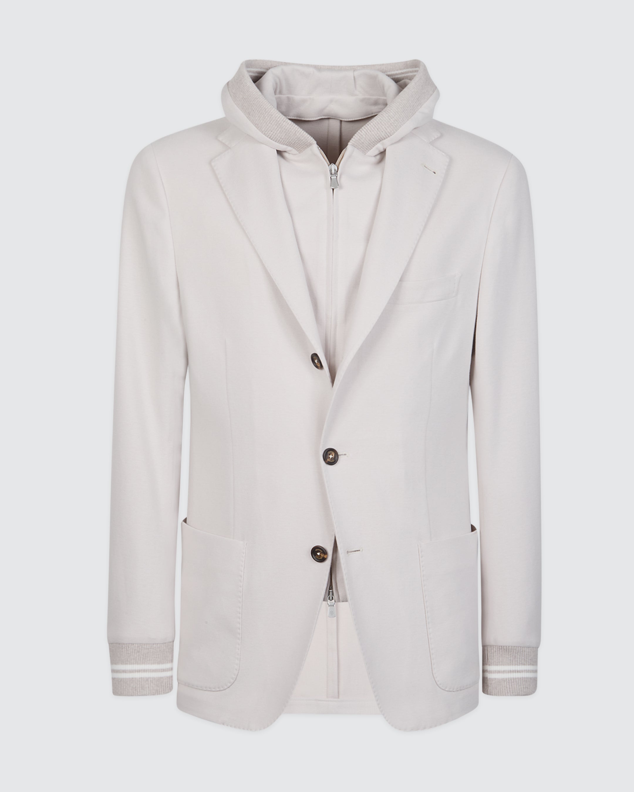 COTTON JACKET WITH BIB FRONT - 12