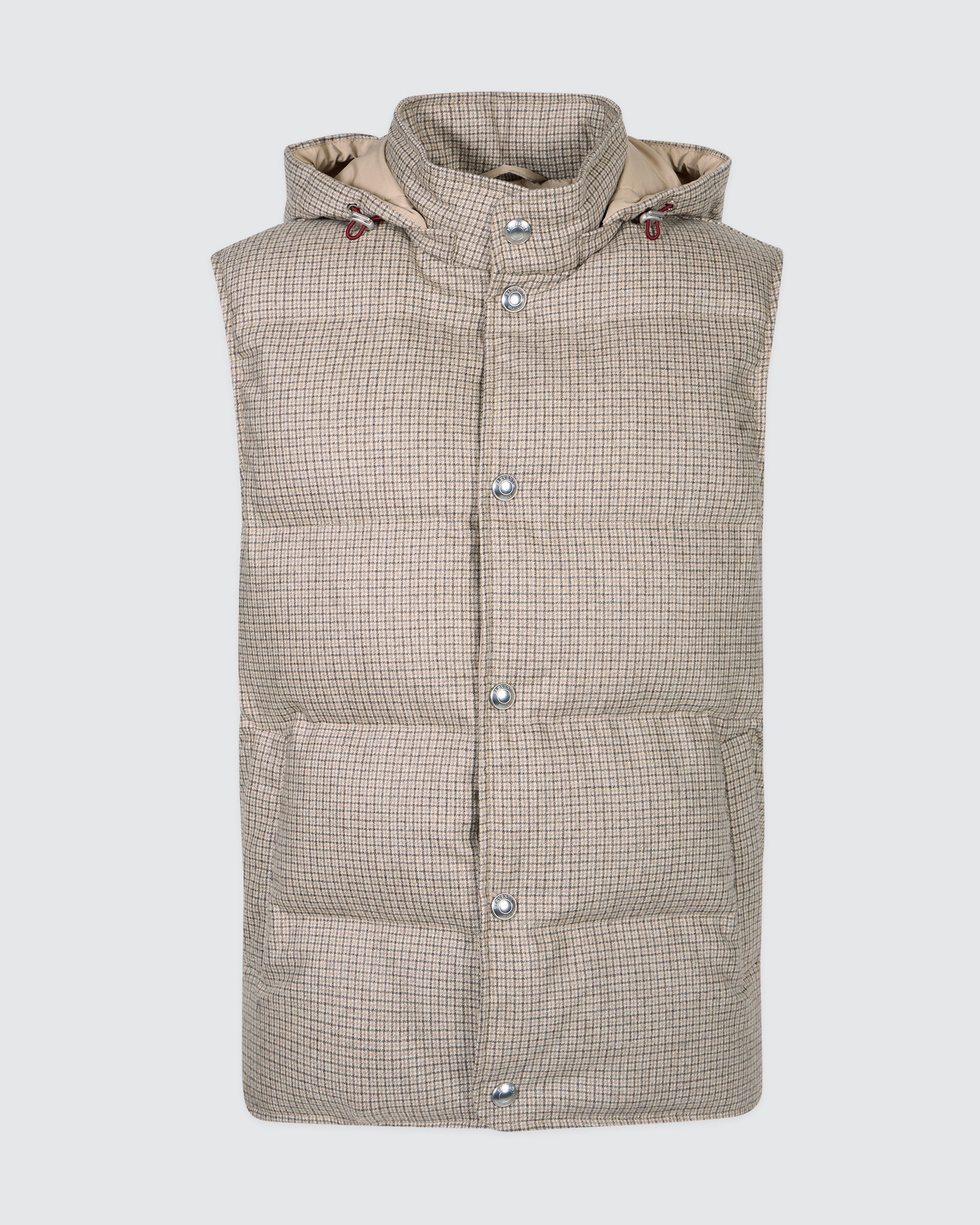 GILET IN NYLON LANA CASHMERE