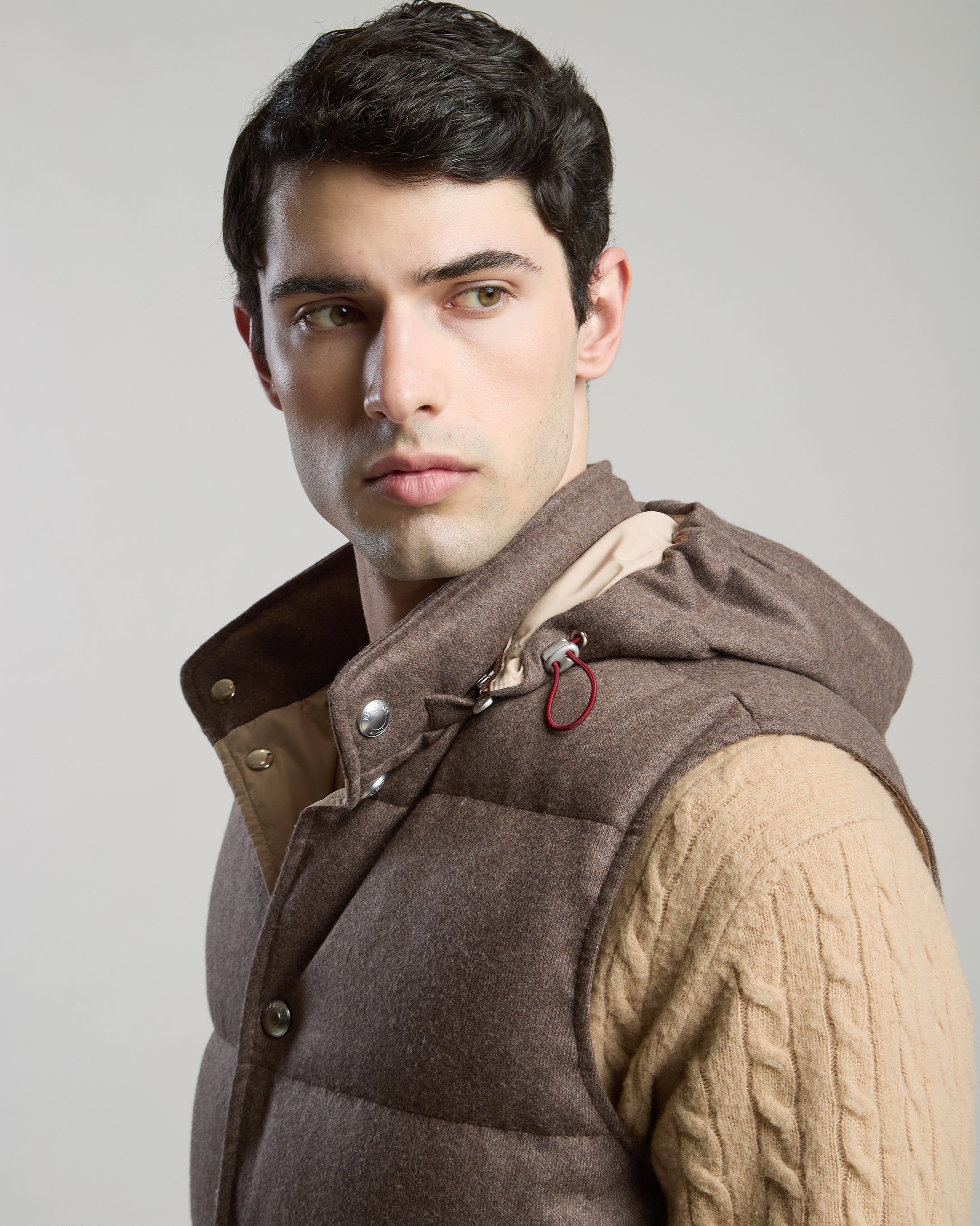 NYLON CASHMERE GILET