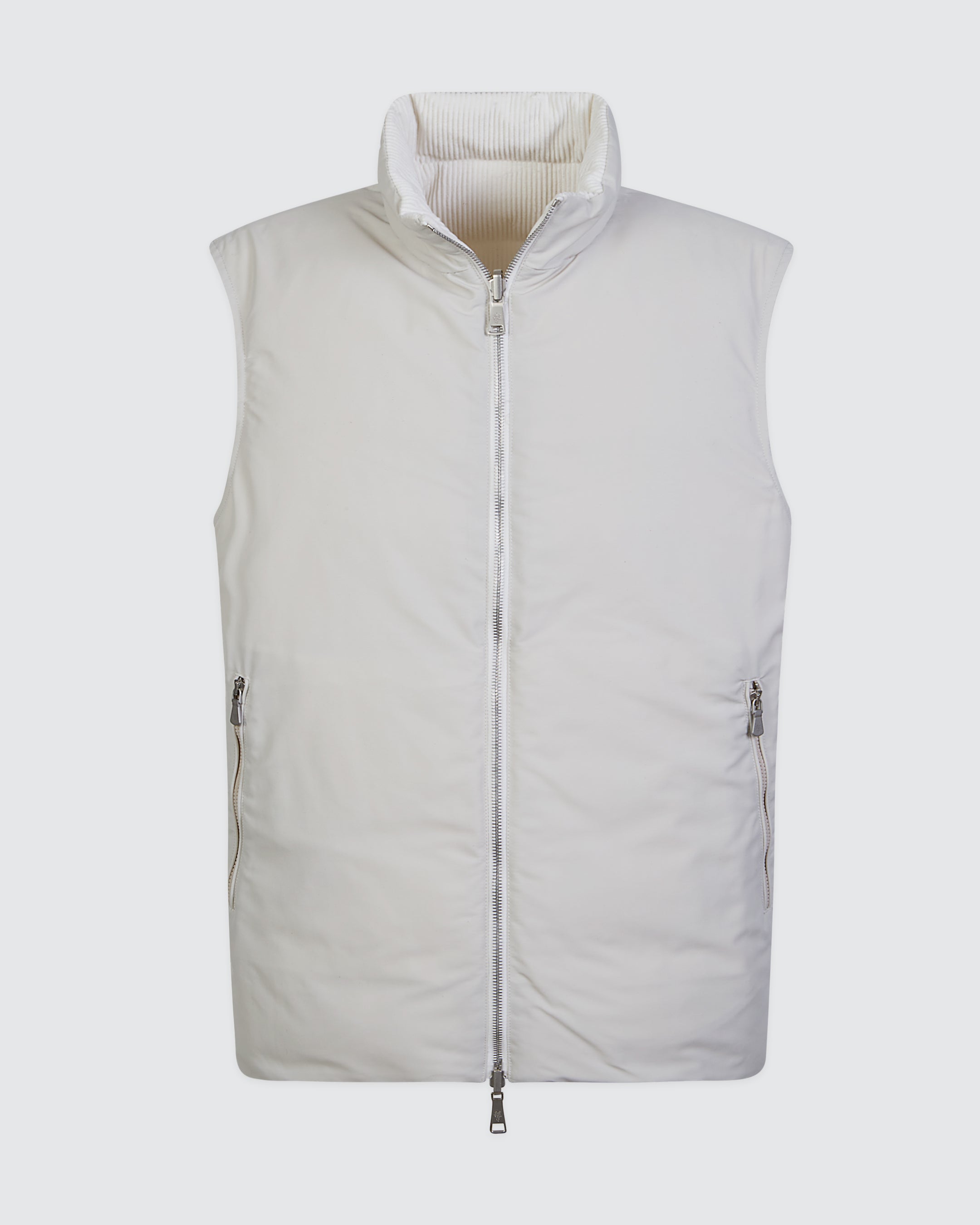 GILET COTONE CASHMERE E TESSUTO TECNICO - 6