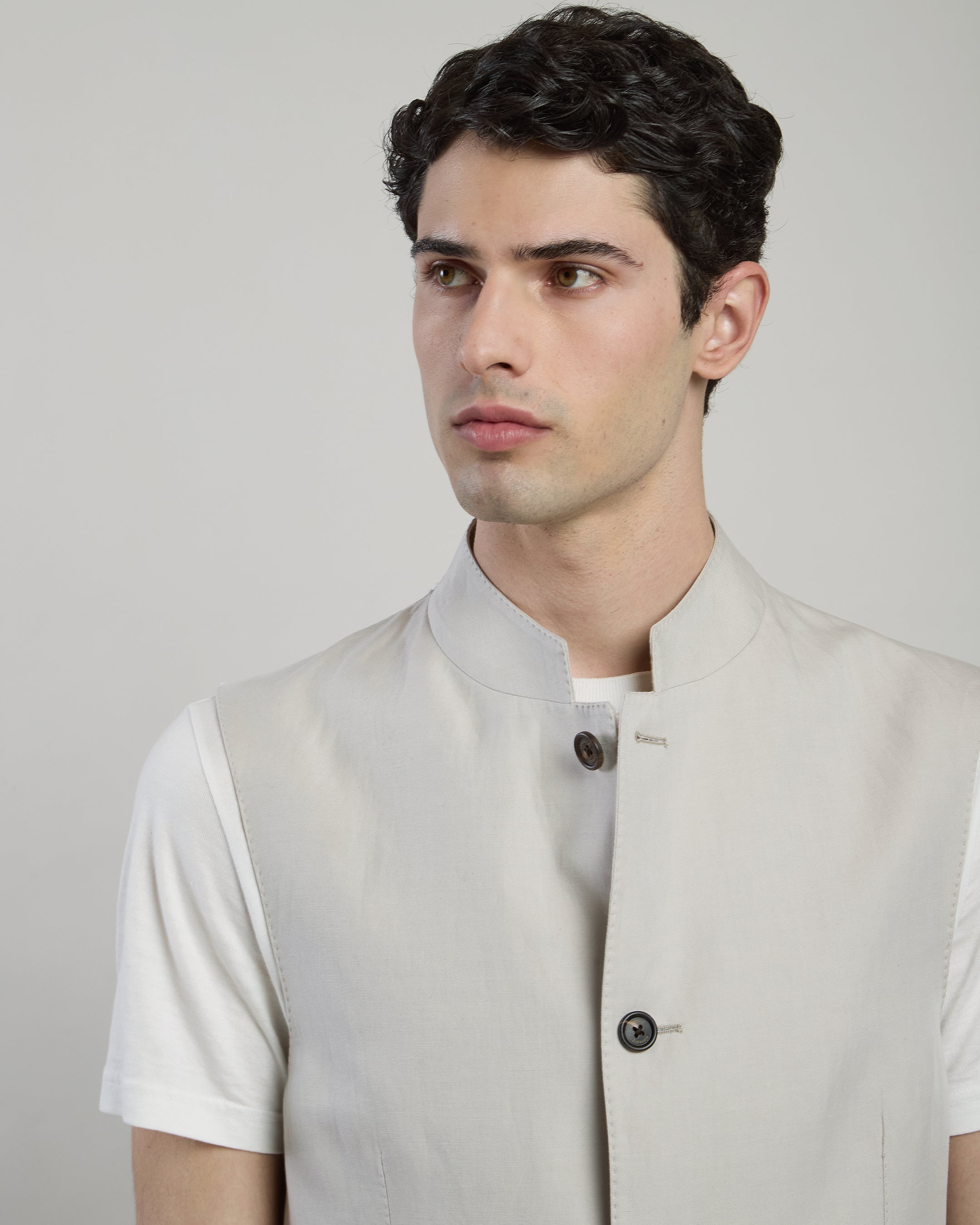 GILET LYOCELL E LINO - 4
