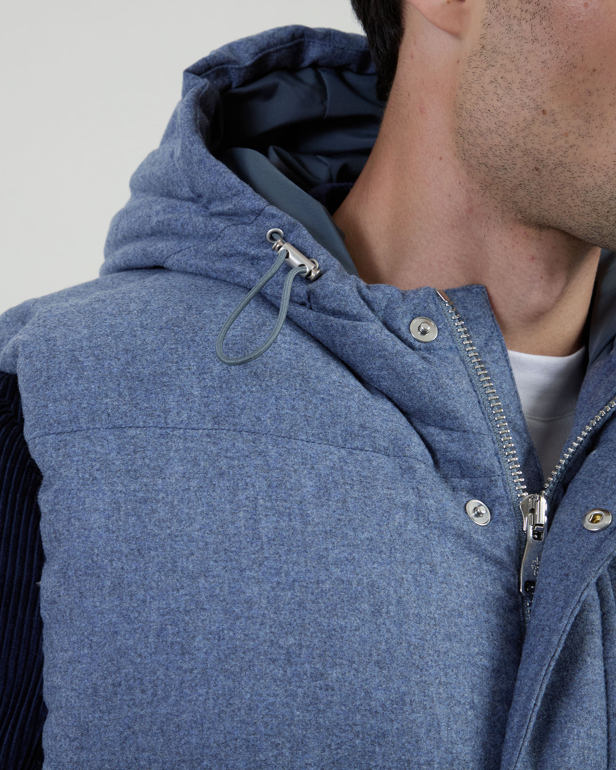 GILET IMBOTTITO LANA SETA CASHMERE - 8