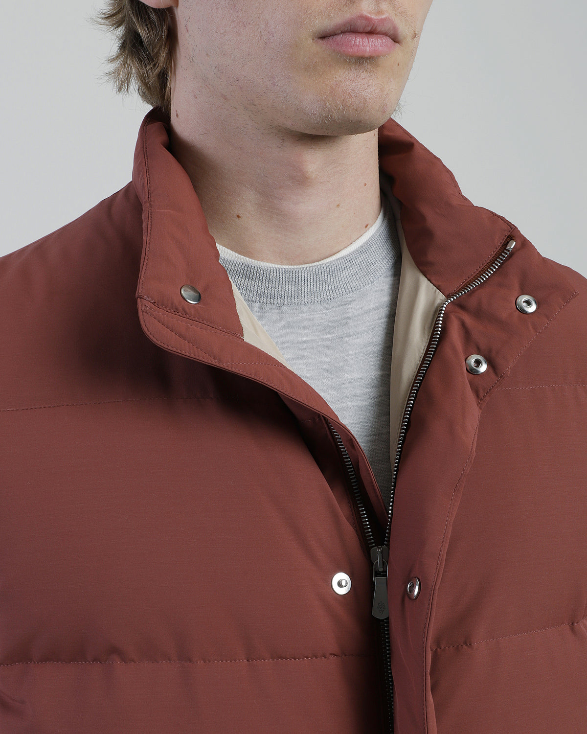 GILET IMBOTTITO LANA NYLON