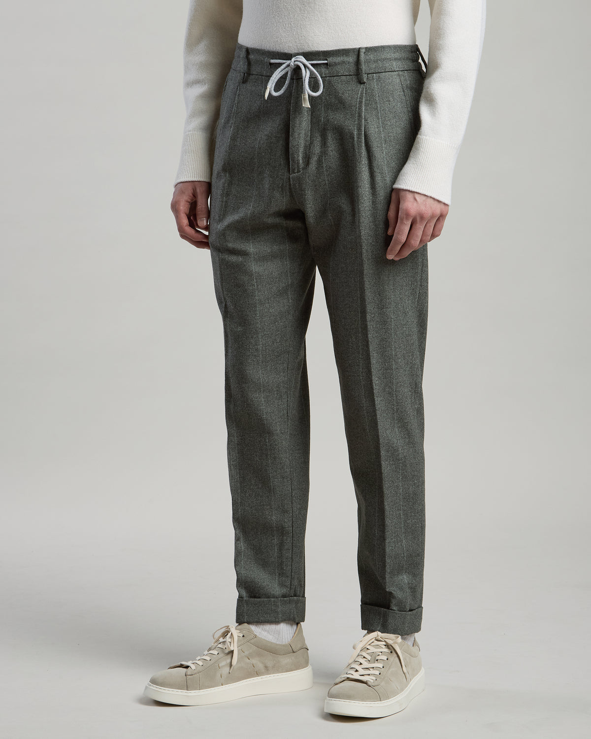 PANTALONE LANA COTONE CASHMERE - 1