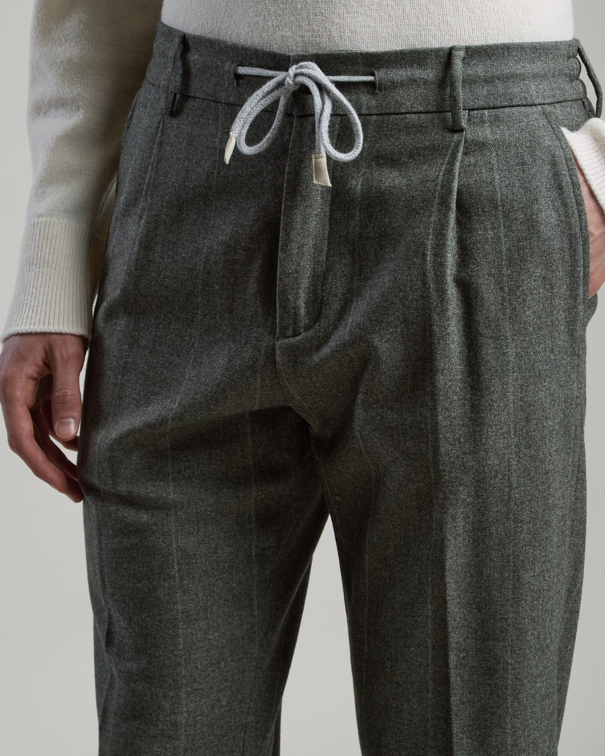 PANTALONE LANA COTONE CASHMERE - 3